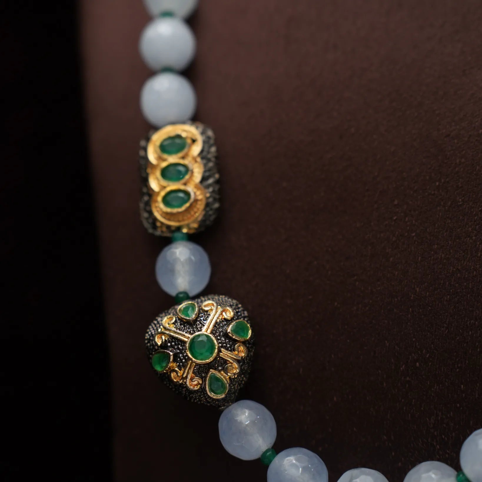Patira Beaded Necklace - Pastel Blue