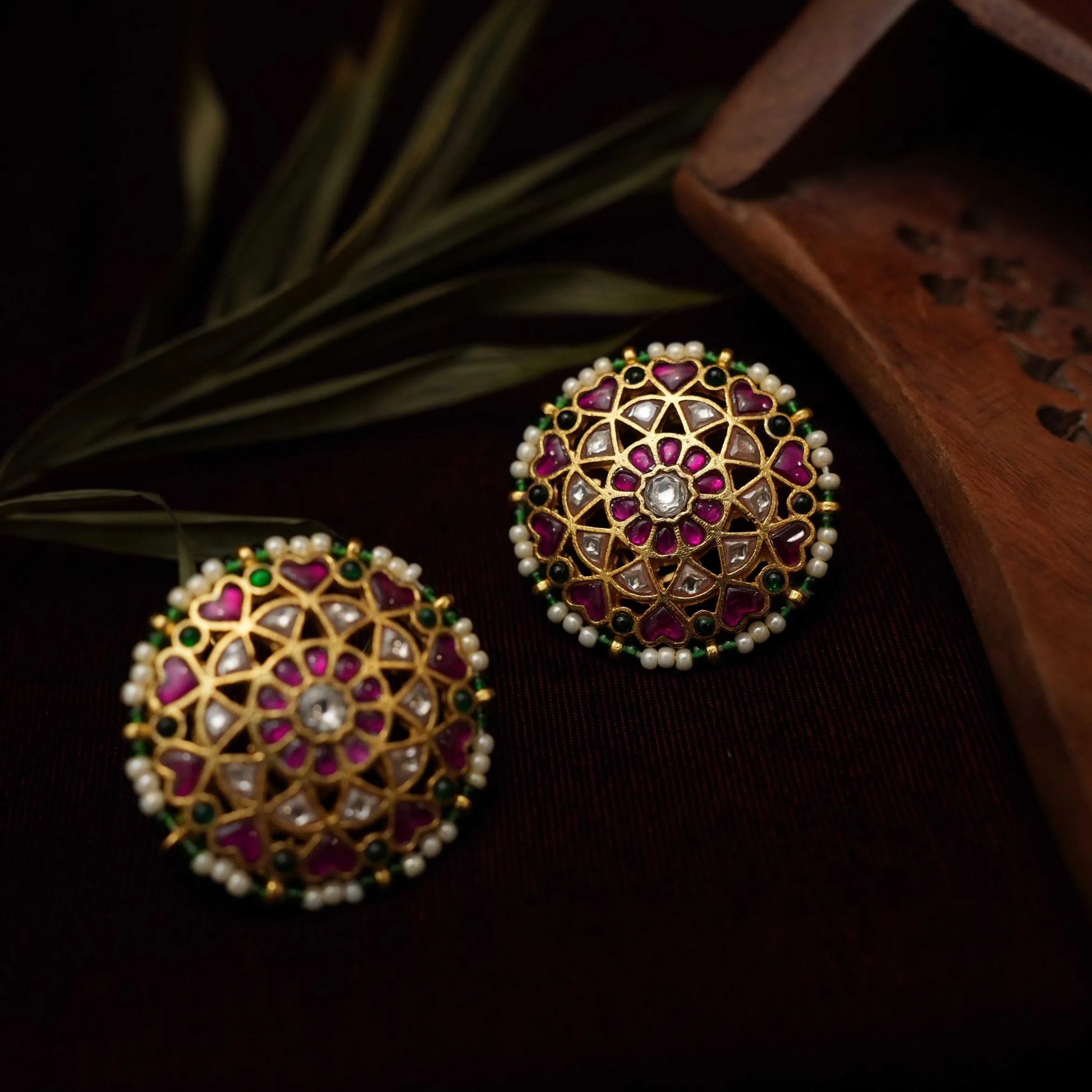 Pavita Antique Ear Stud - Rimli Boutique