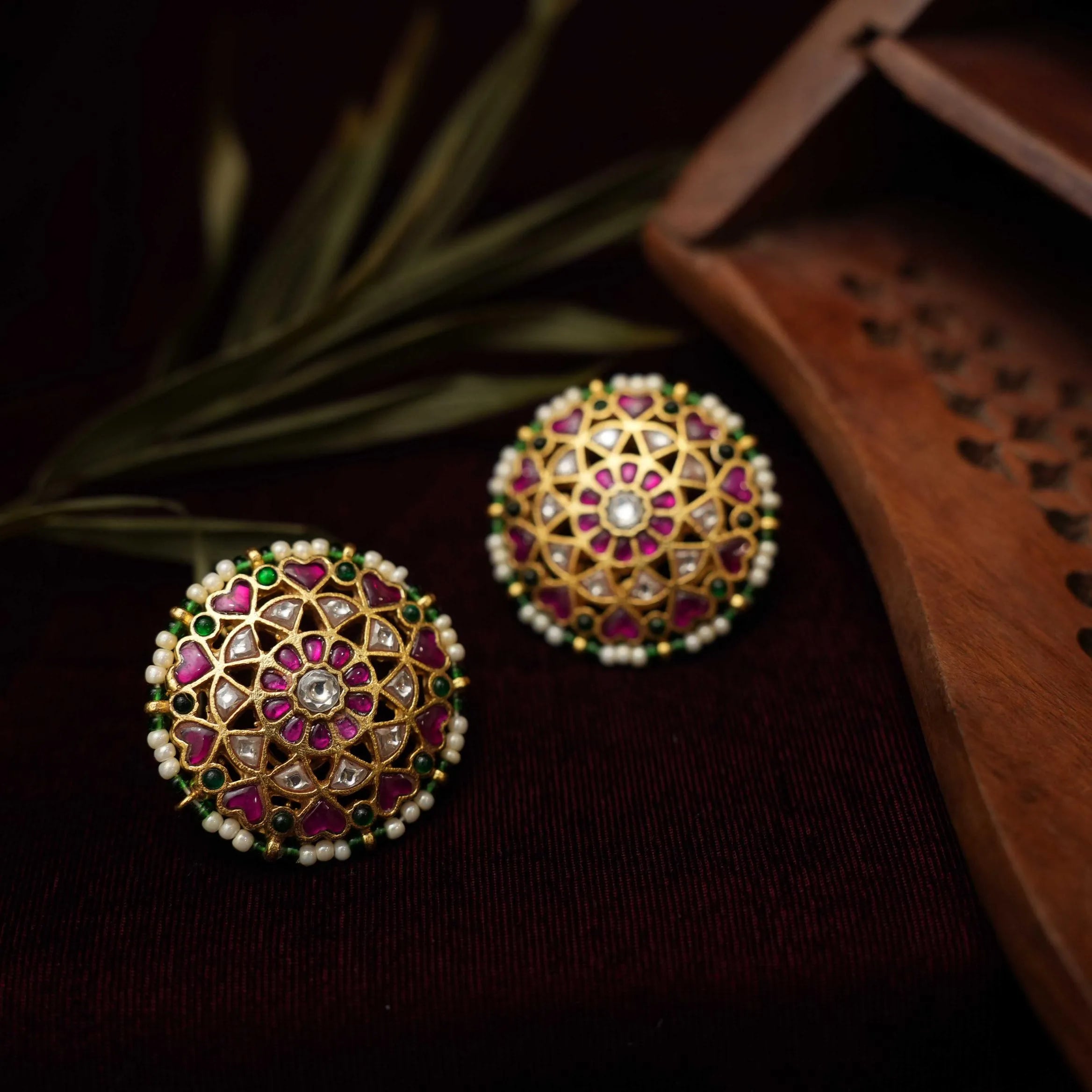 Pavita Antique Ear Stud - Rimli Boutique