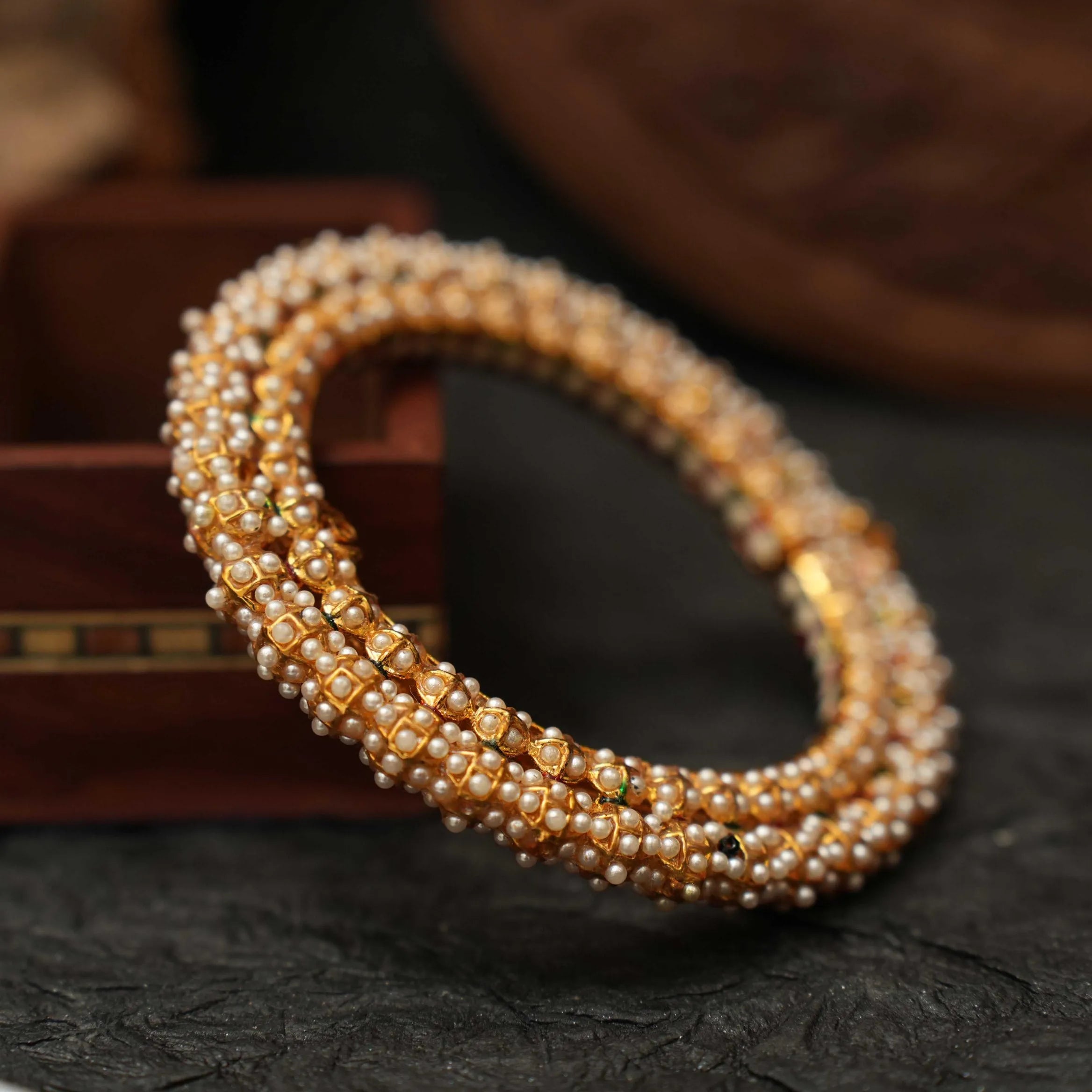 Pearl Kada Bangle