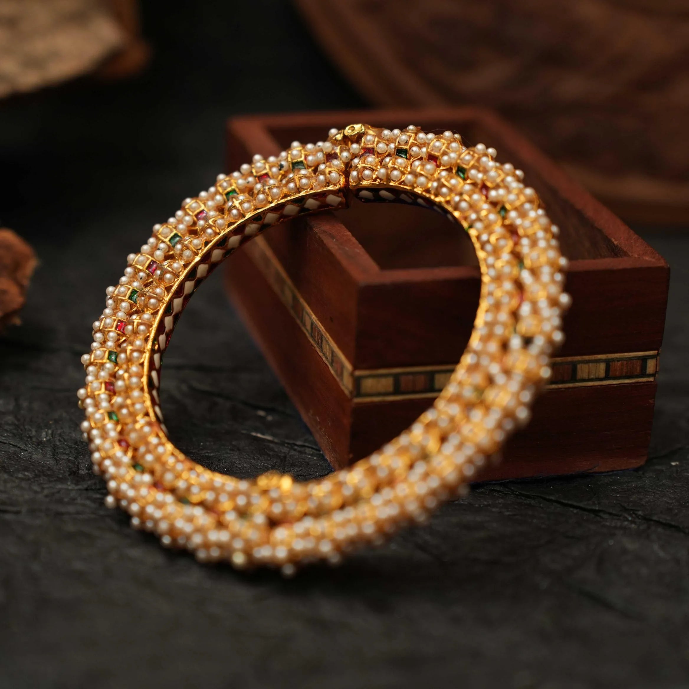 Pearl Kada Bangle