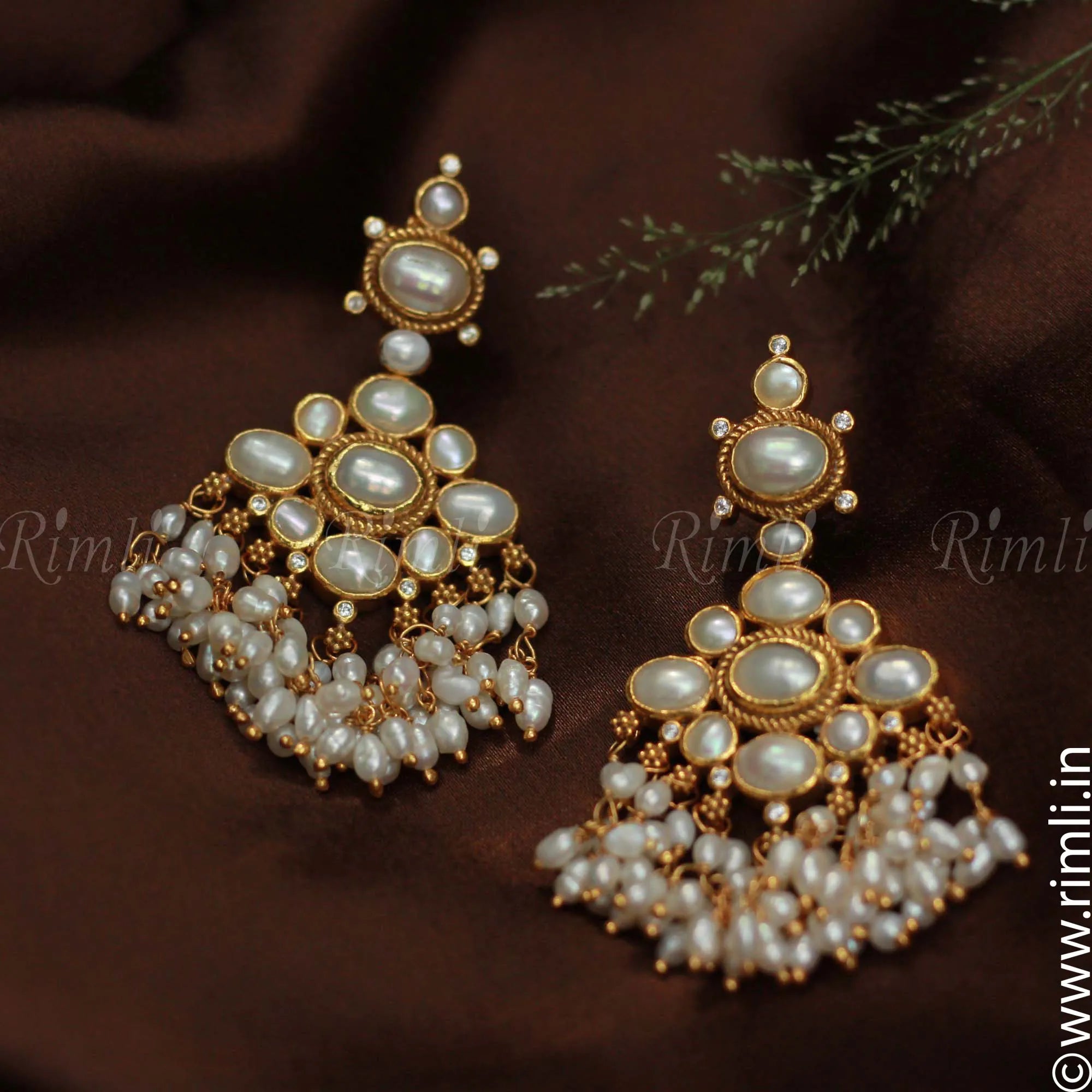 Pearl Silver Earrings