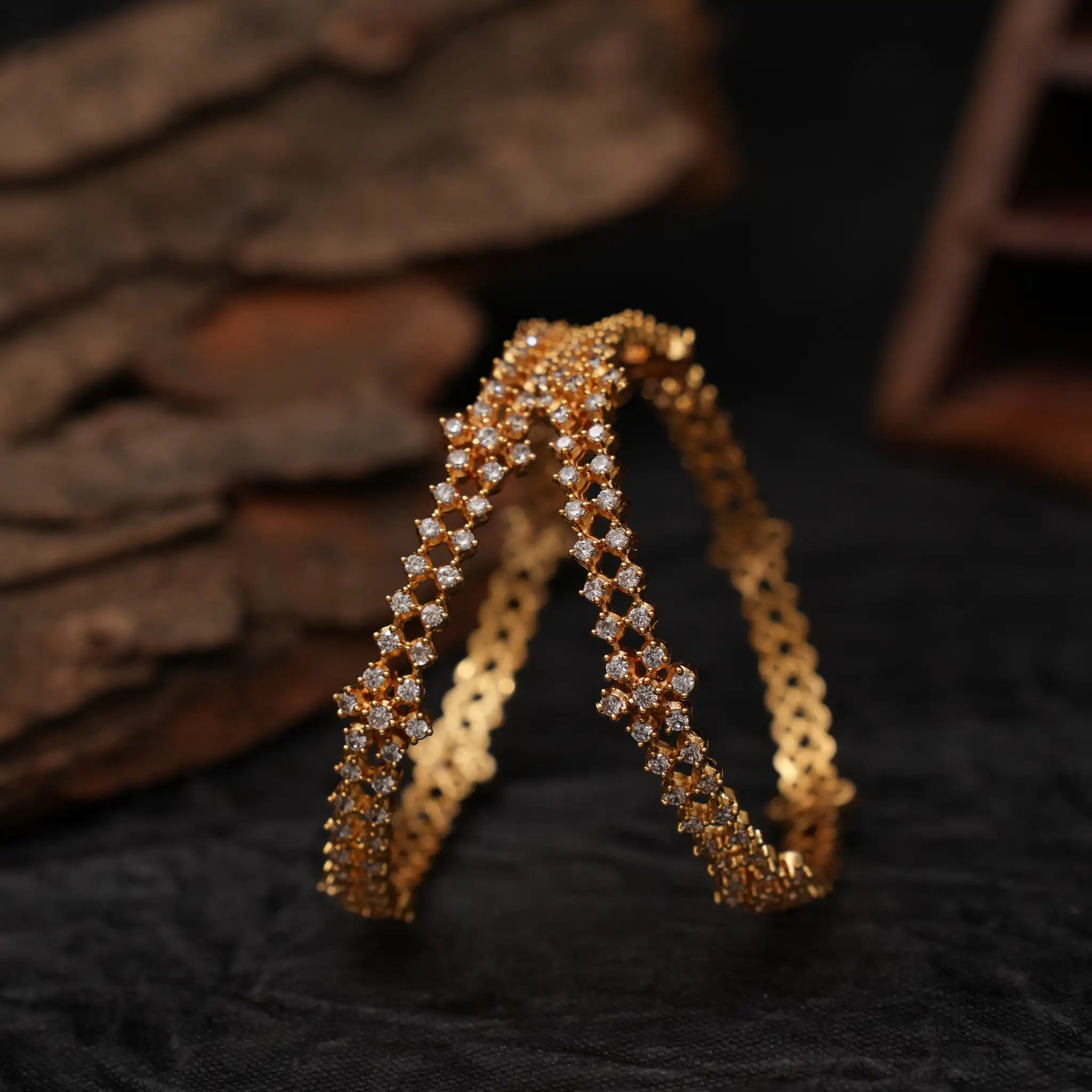 Pinaka Zircon Bangles
