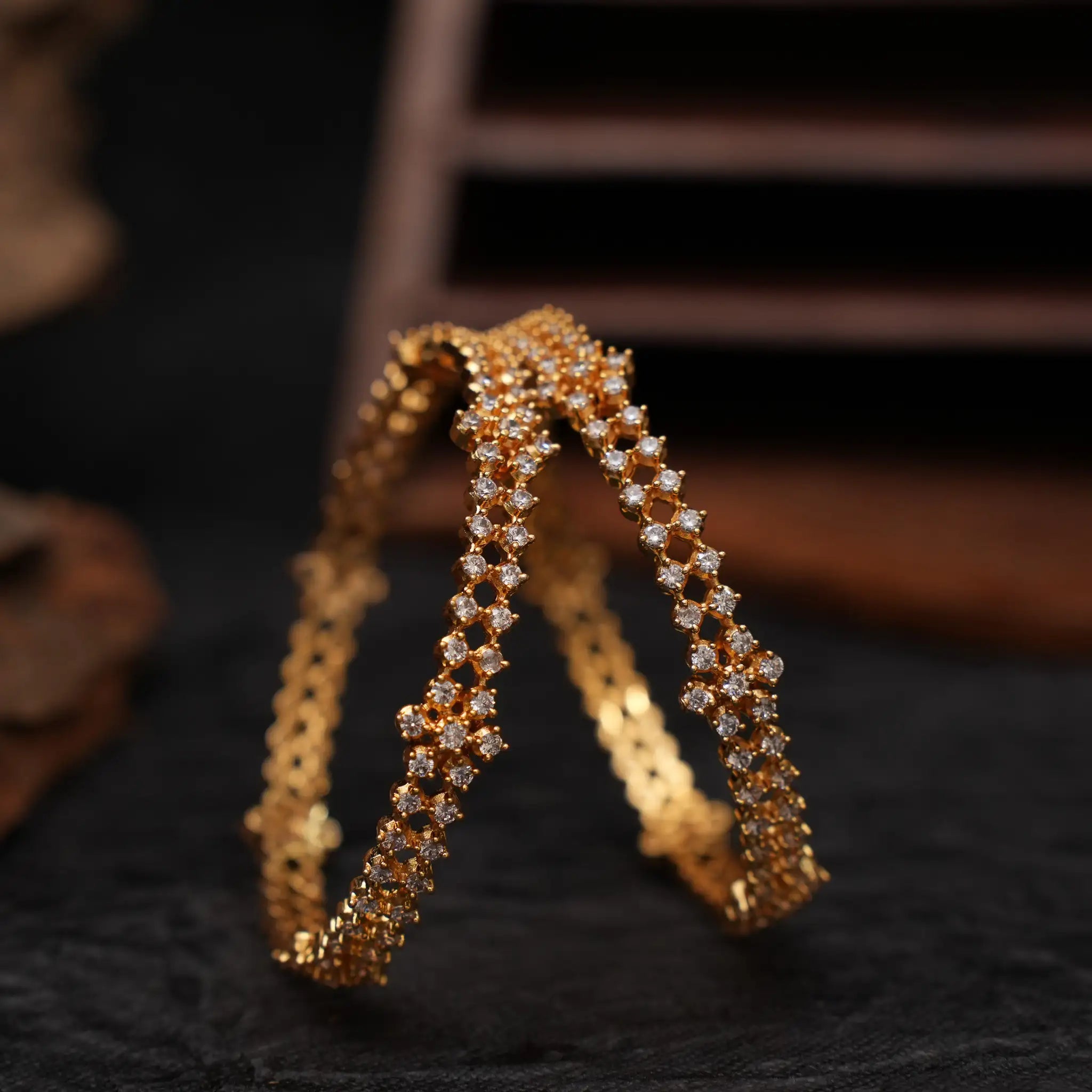 Pinaka Zircon Bangles