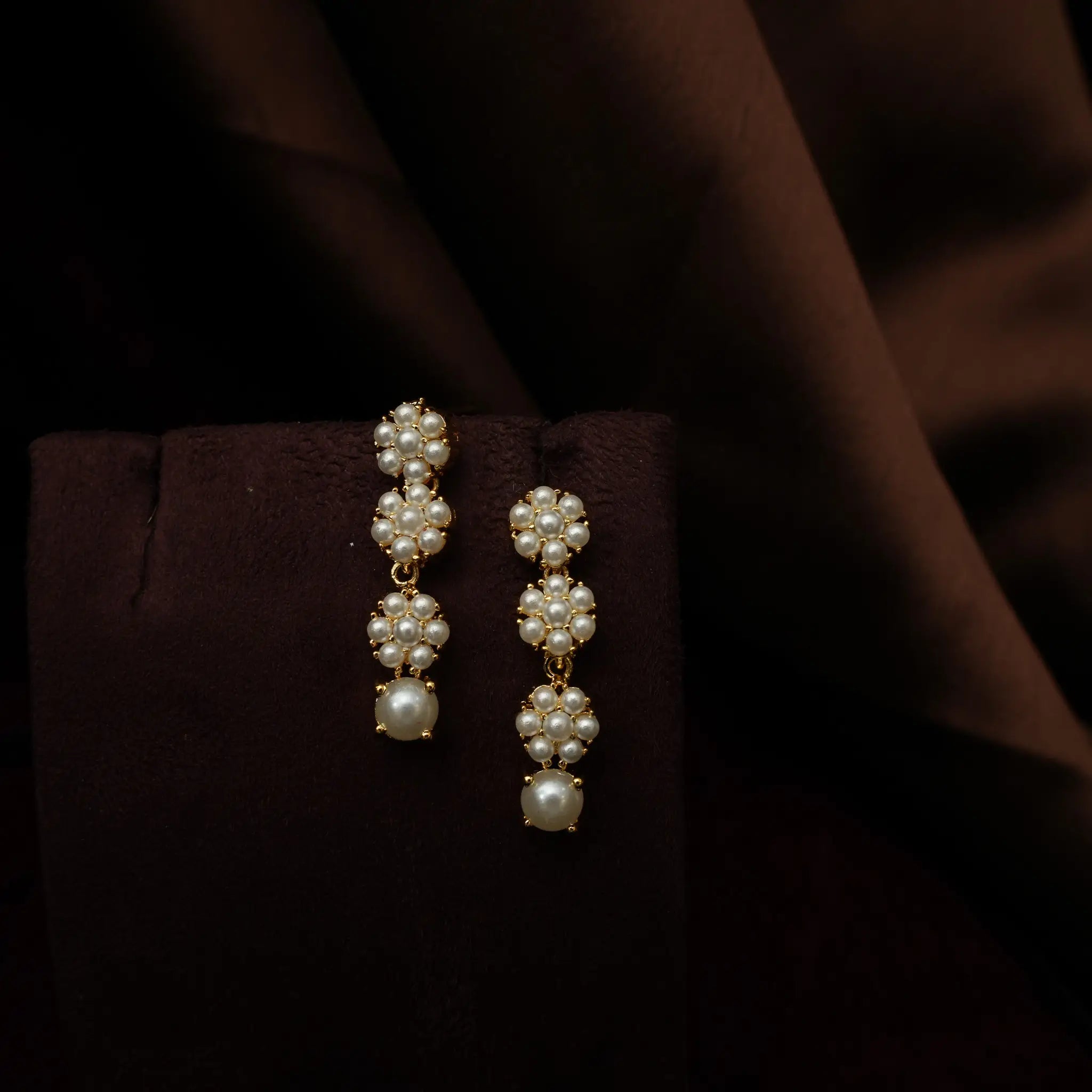 Pranavi Antique Choker - Pearl