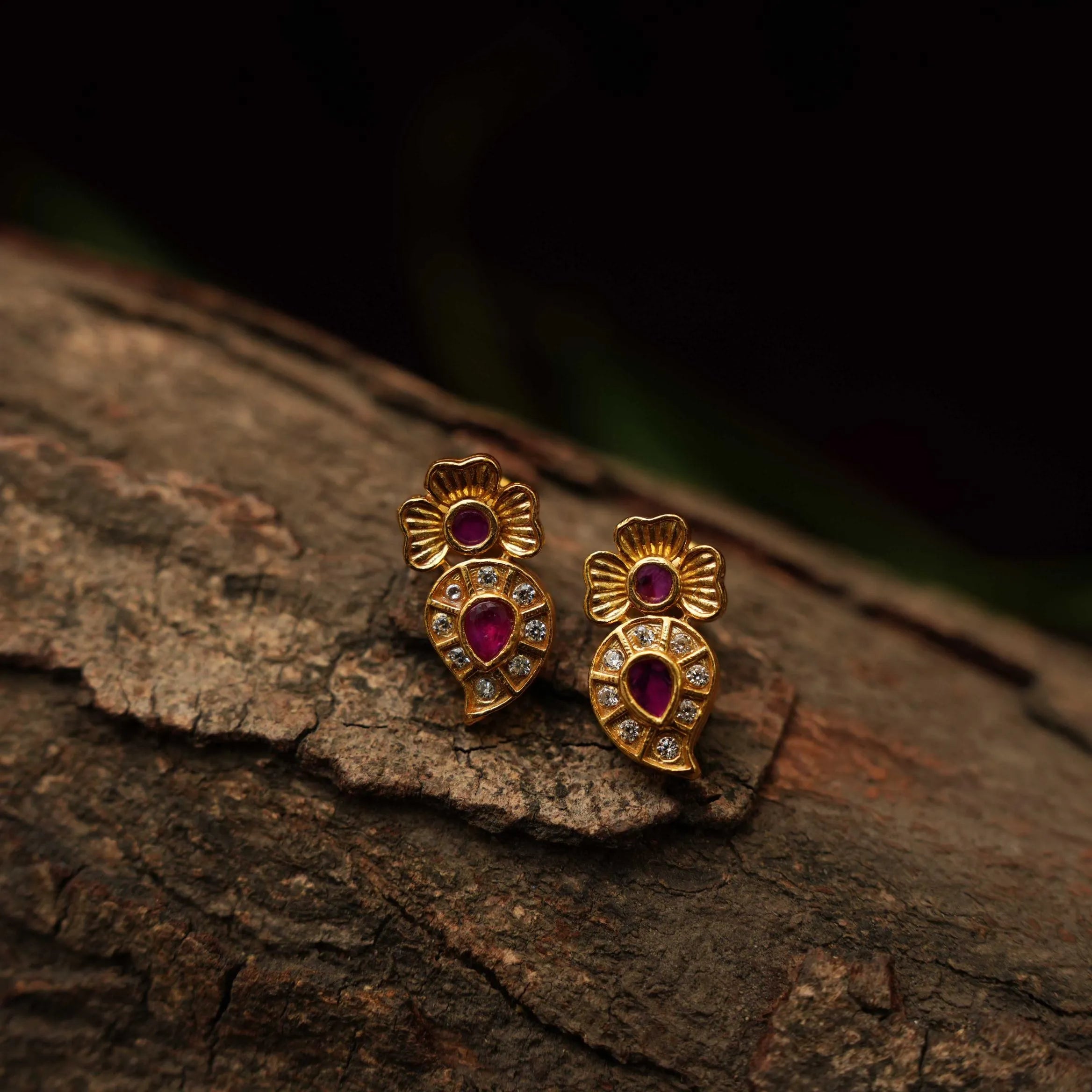 Premala Silver Ear Stud - Rimli Boutique