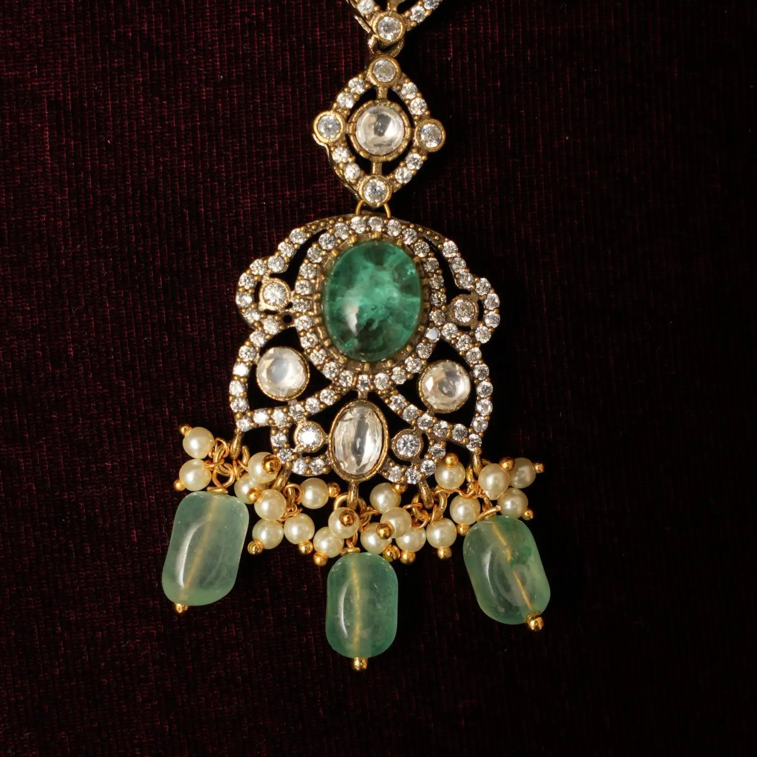 Prerita Victorian Tikka - Pastel Green