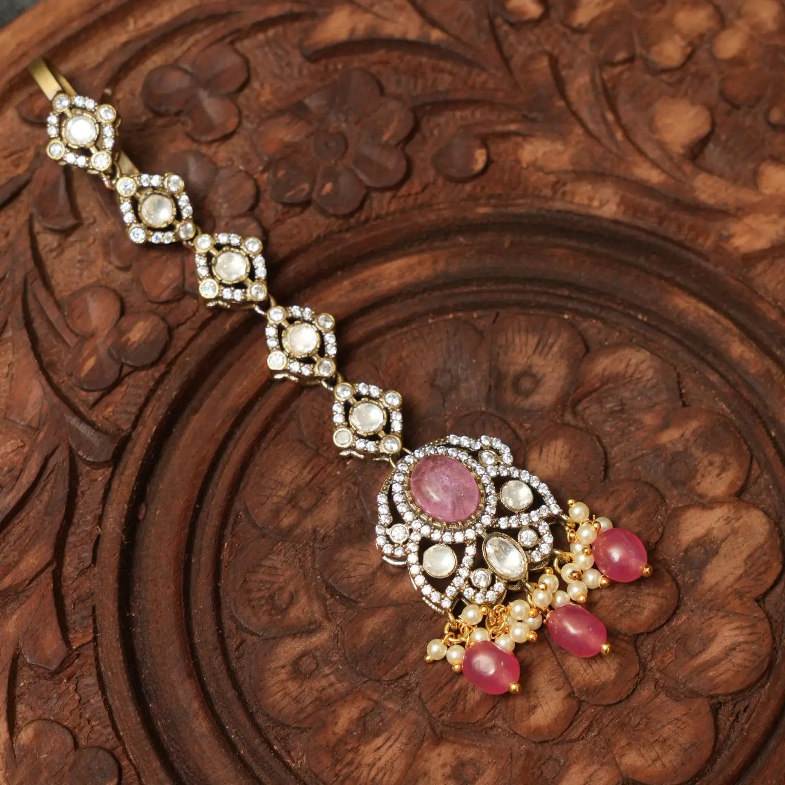 Prerita Victorian Tikka - Pink