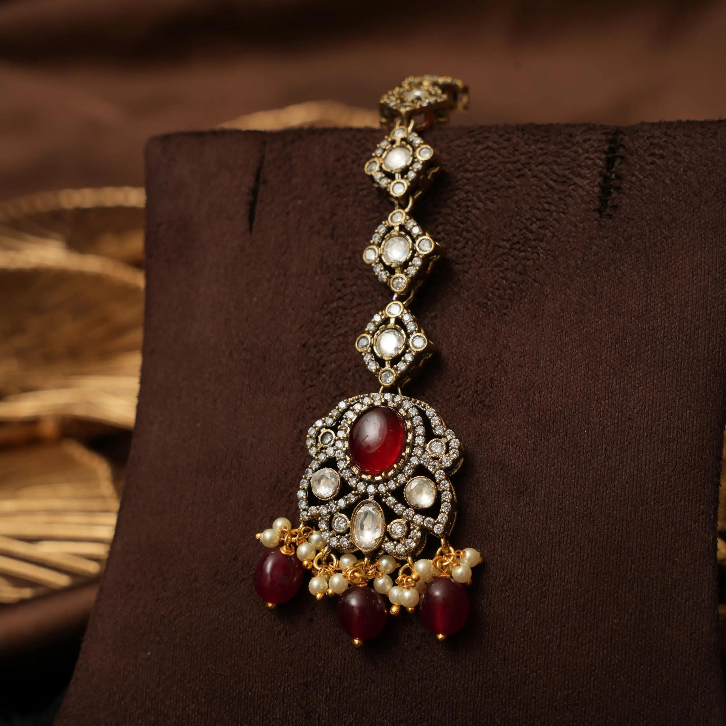 Prerita Victorian Tikka - Red