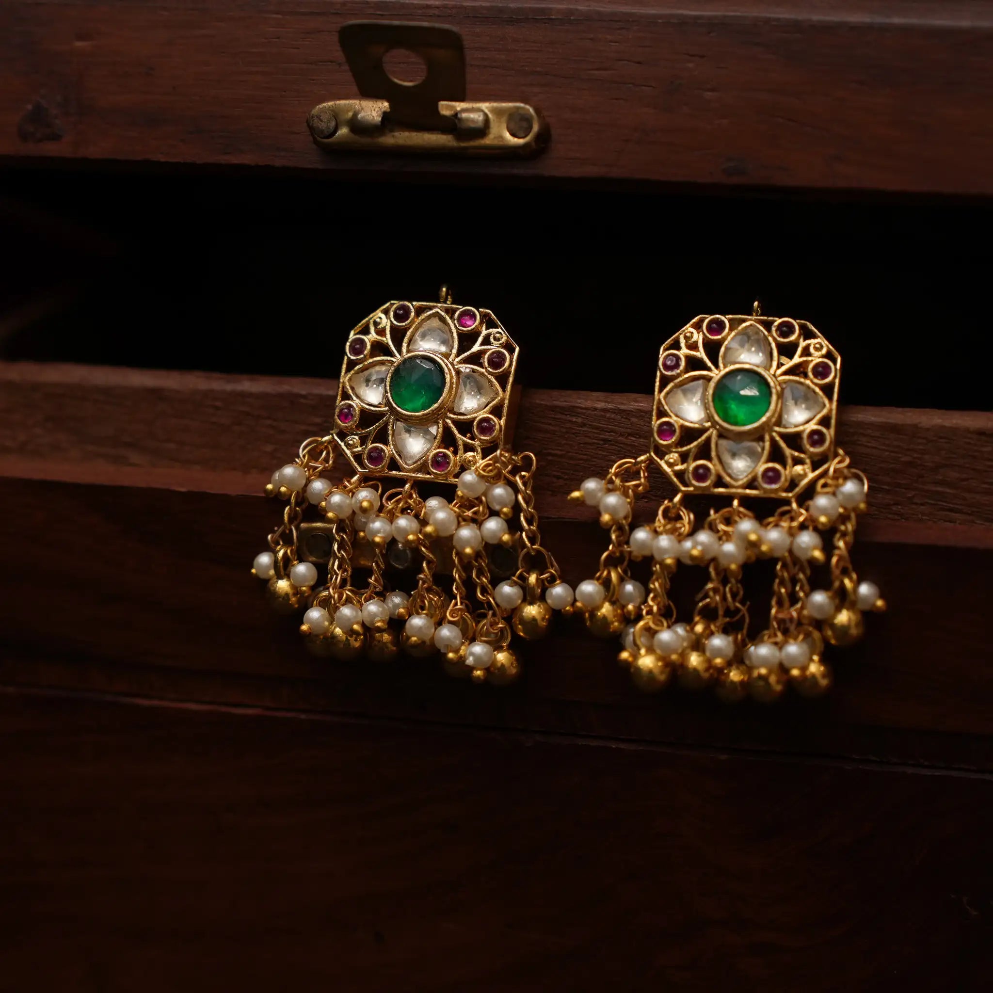 Prisha Polki Ear Stud