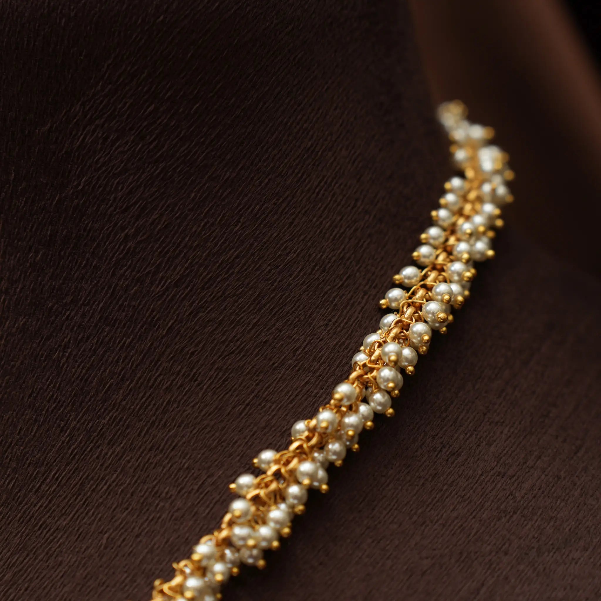 Priska Pearl Polki Choker