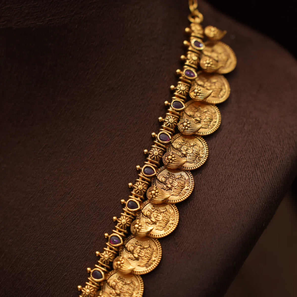 Pritha Antique Coin Necklace