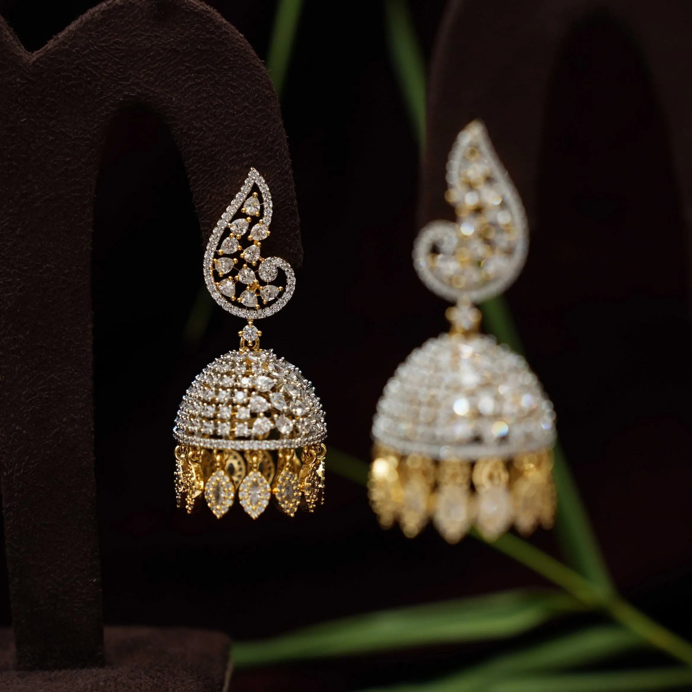 Purvi Designer Jhumka Earrings