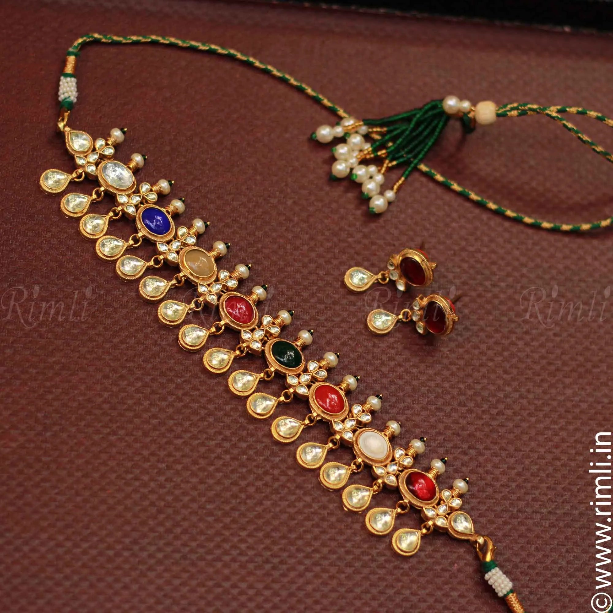 Multicolour Necklace Set