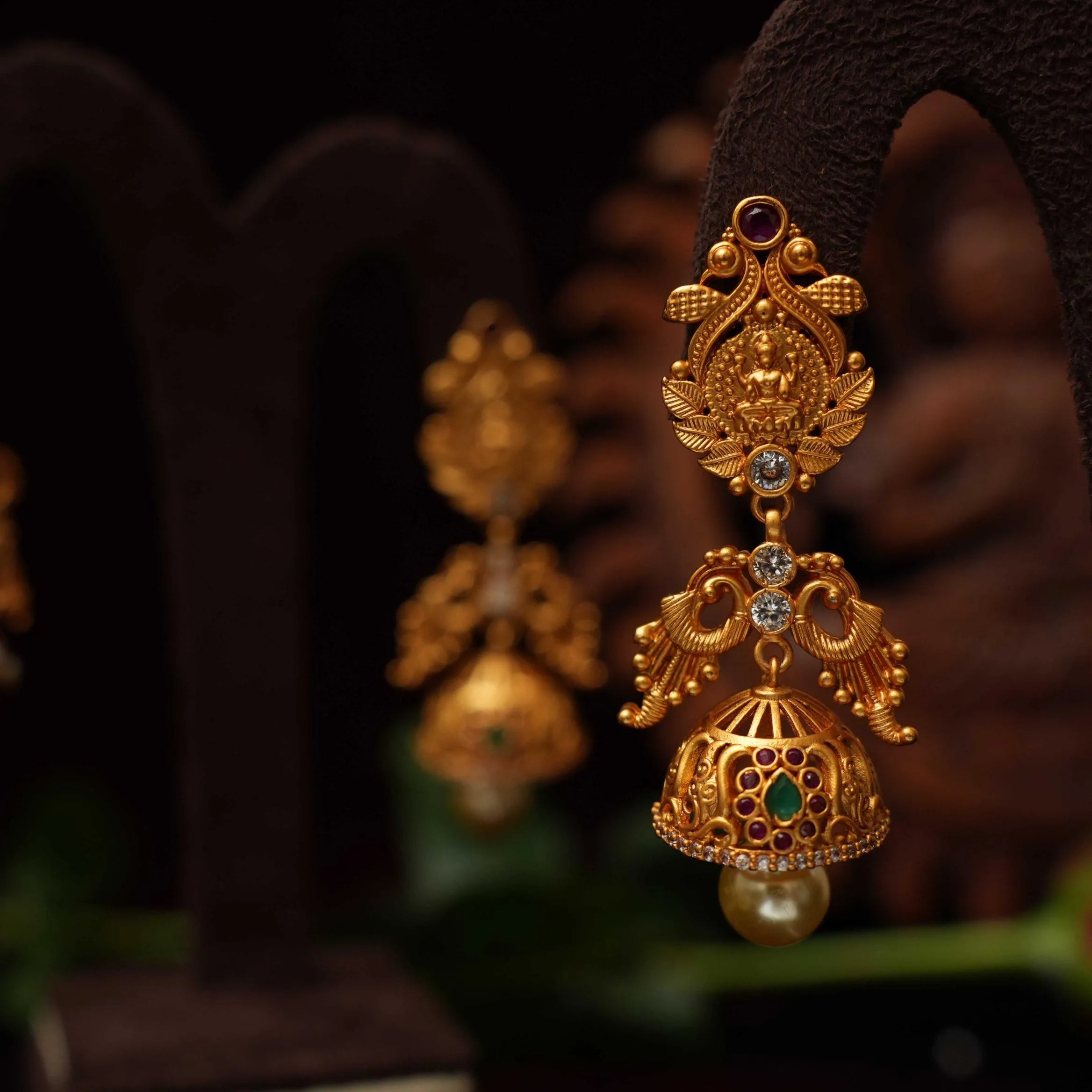 Tavisa Antique Jhumka Earrings