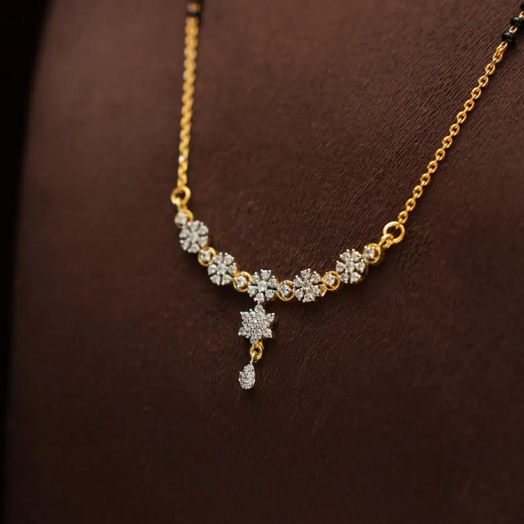 Racita Silver Mangalsutra Chain