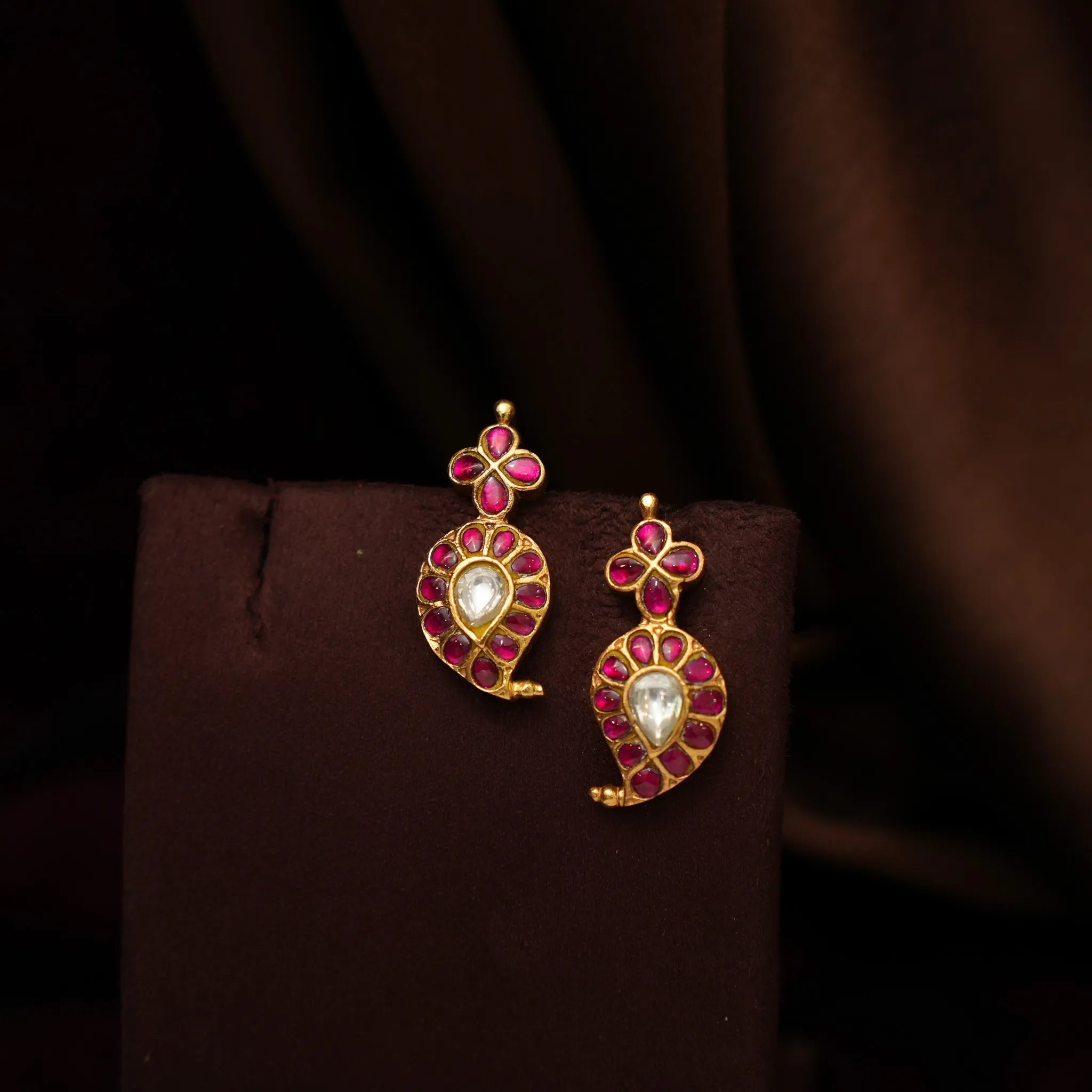 Rajani Antique Mangalsutra Necklace -Red