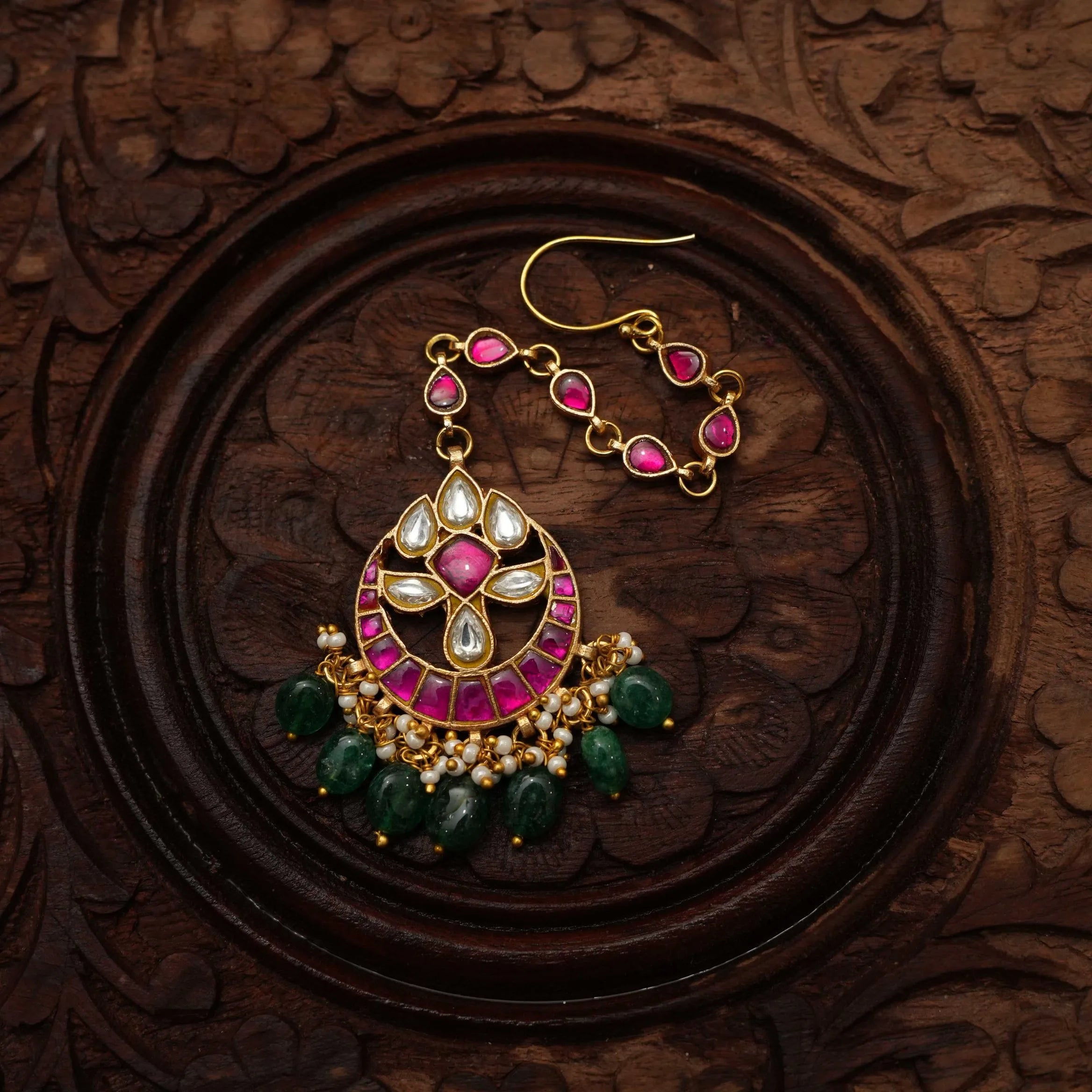 Rajivi Polki Tikka - Red