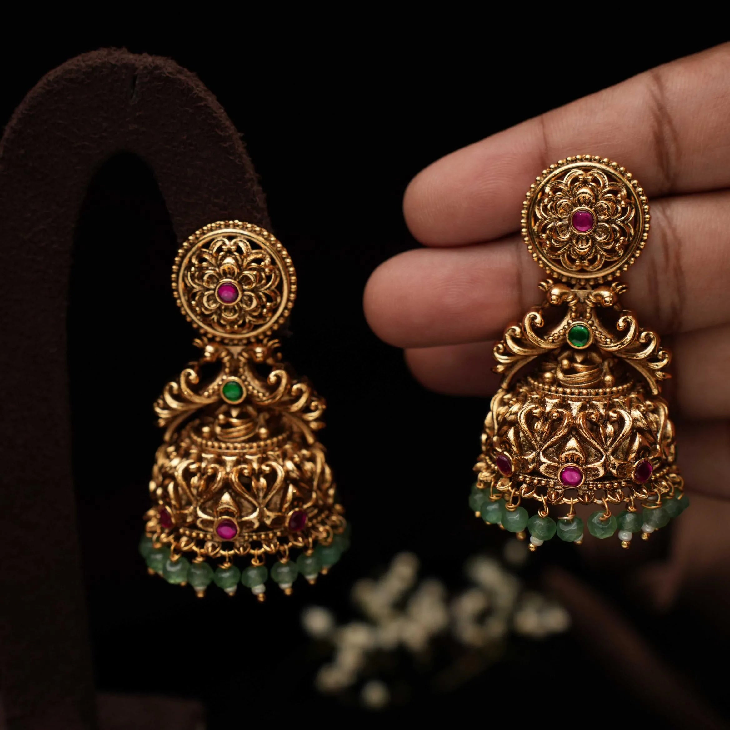 Ranchi Antique Jhumka Earrings