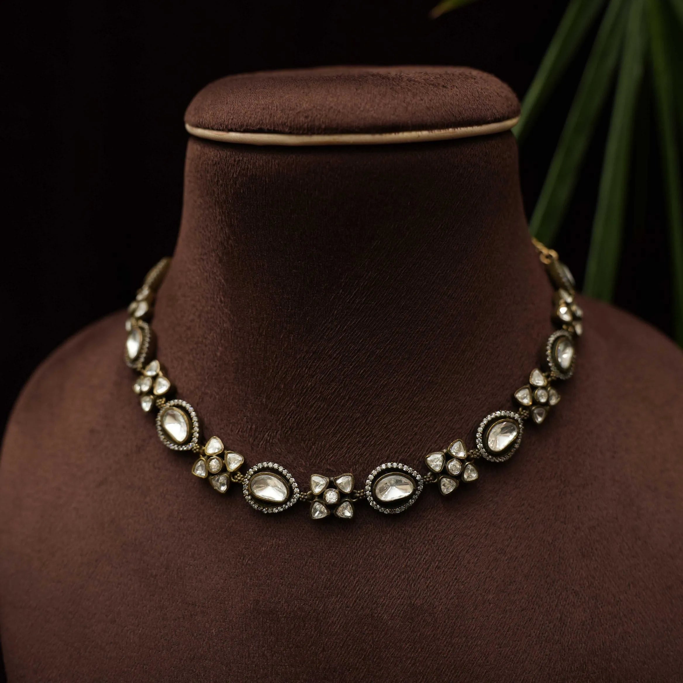 Rashi Silver Dual Tone Necklace