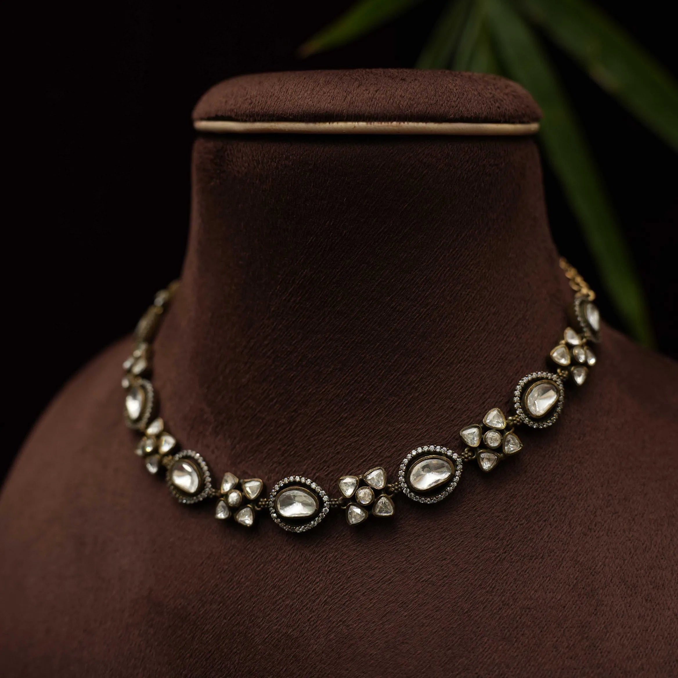 Rashi Silver Dual Tone Necklace