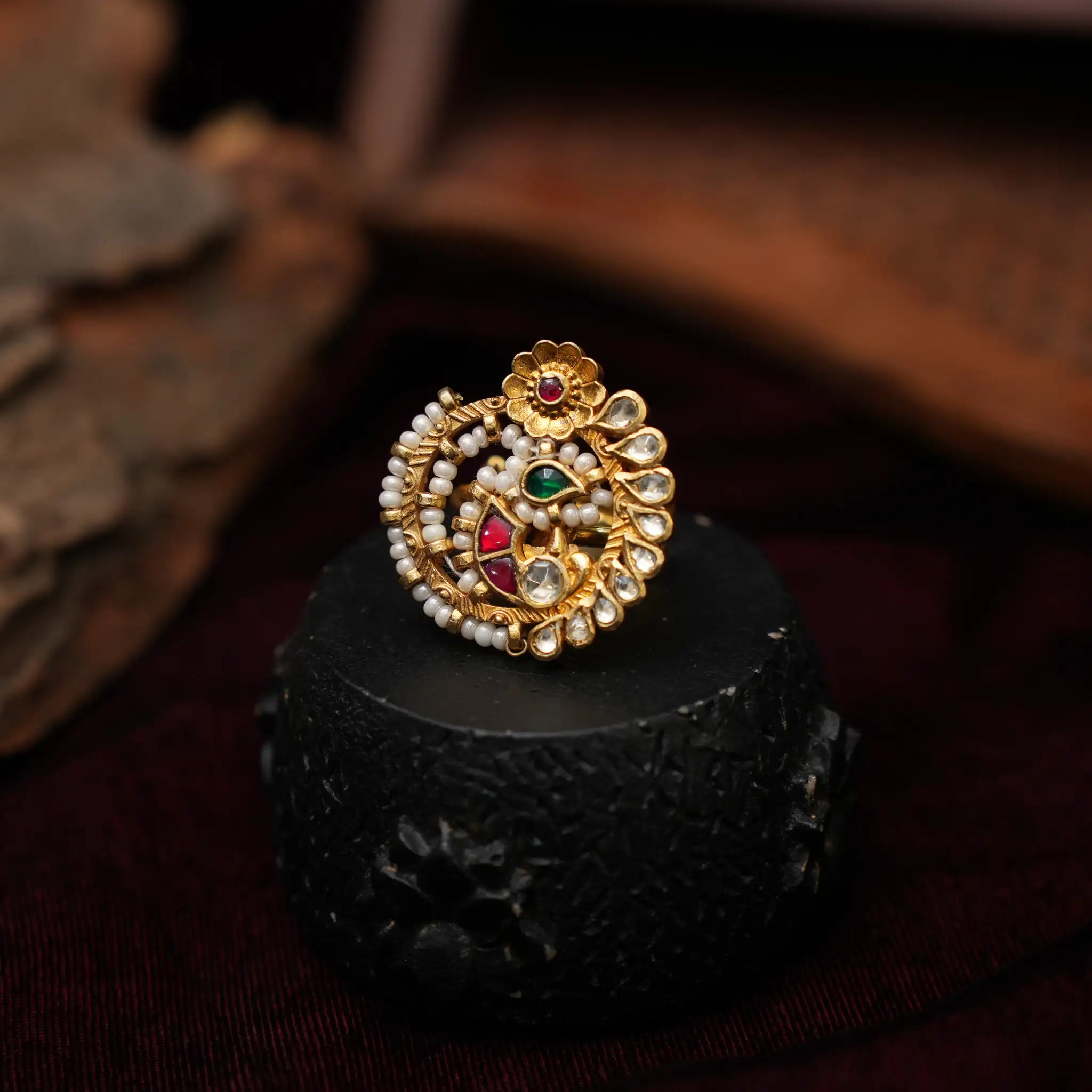 Reba Polki Ring