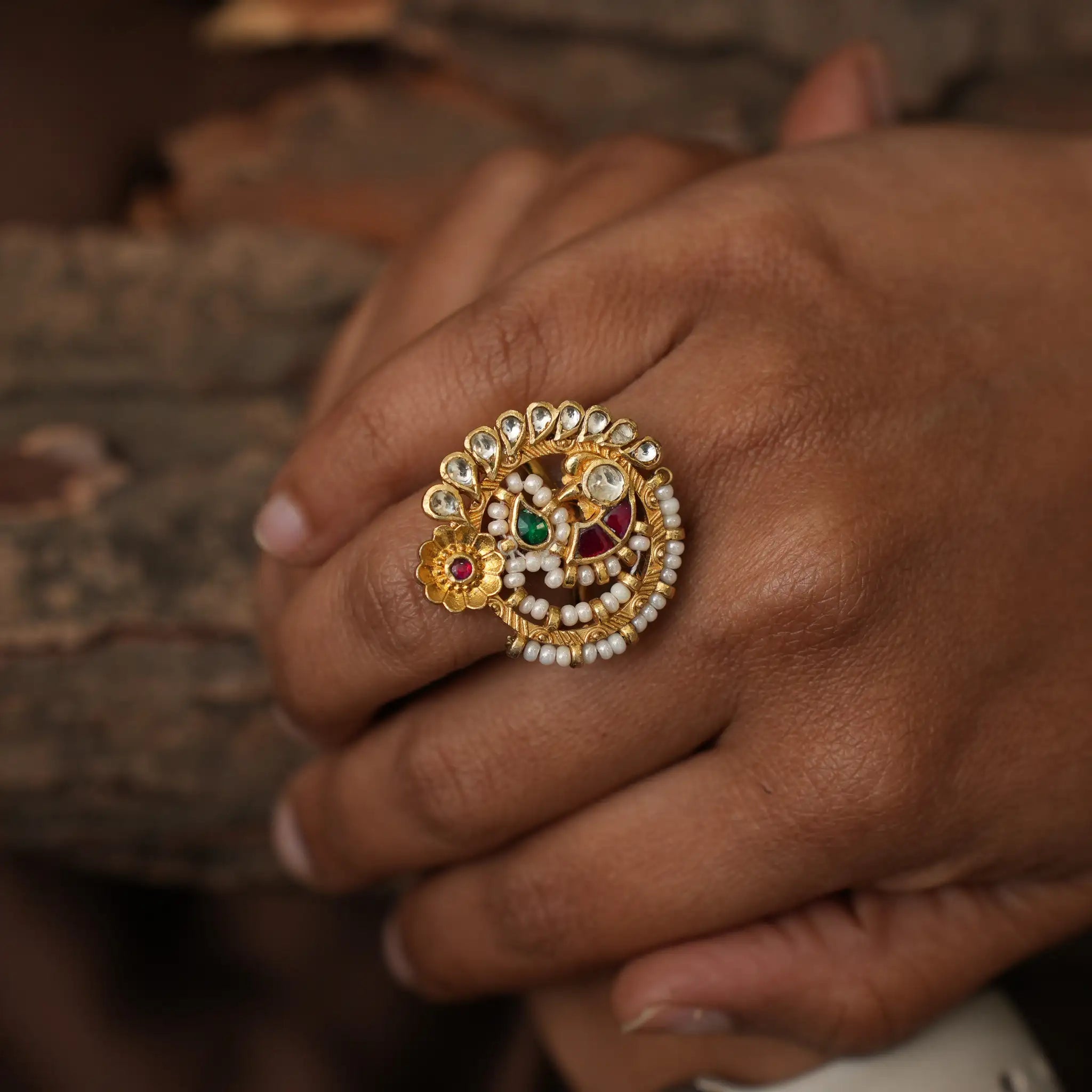 Reba Polki Ring
