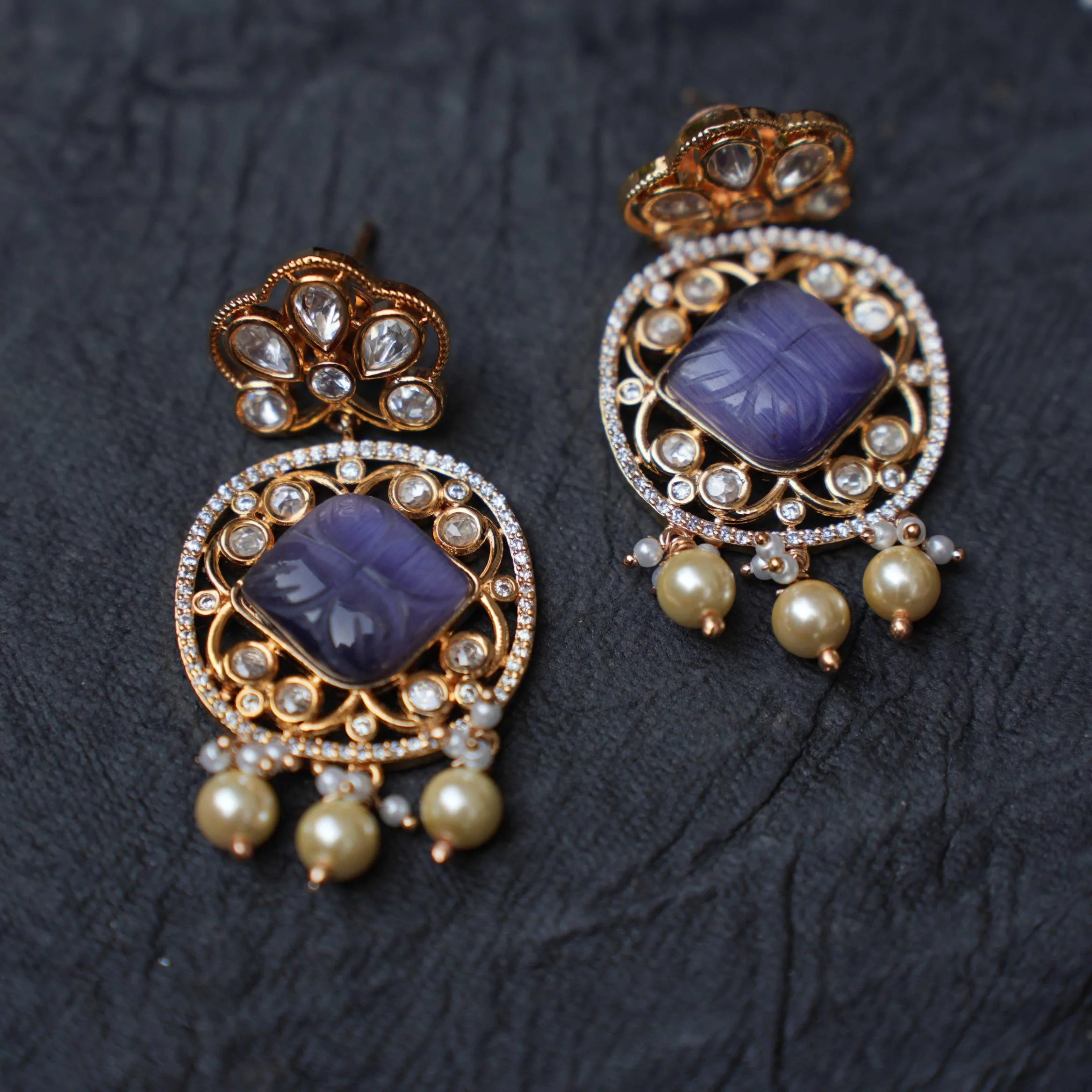 Renu Pearl Necklace - Lilac