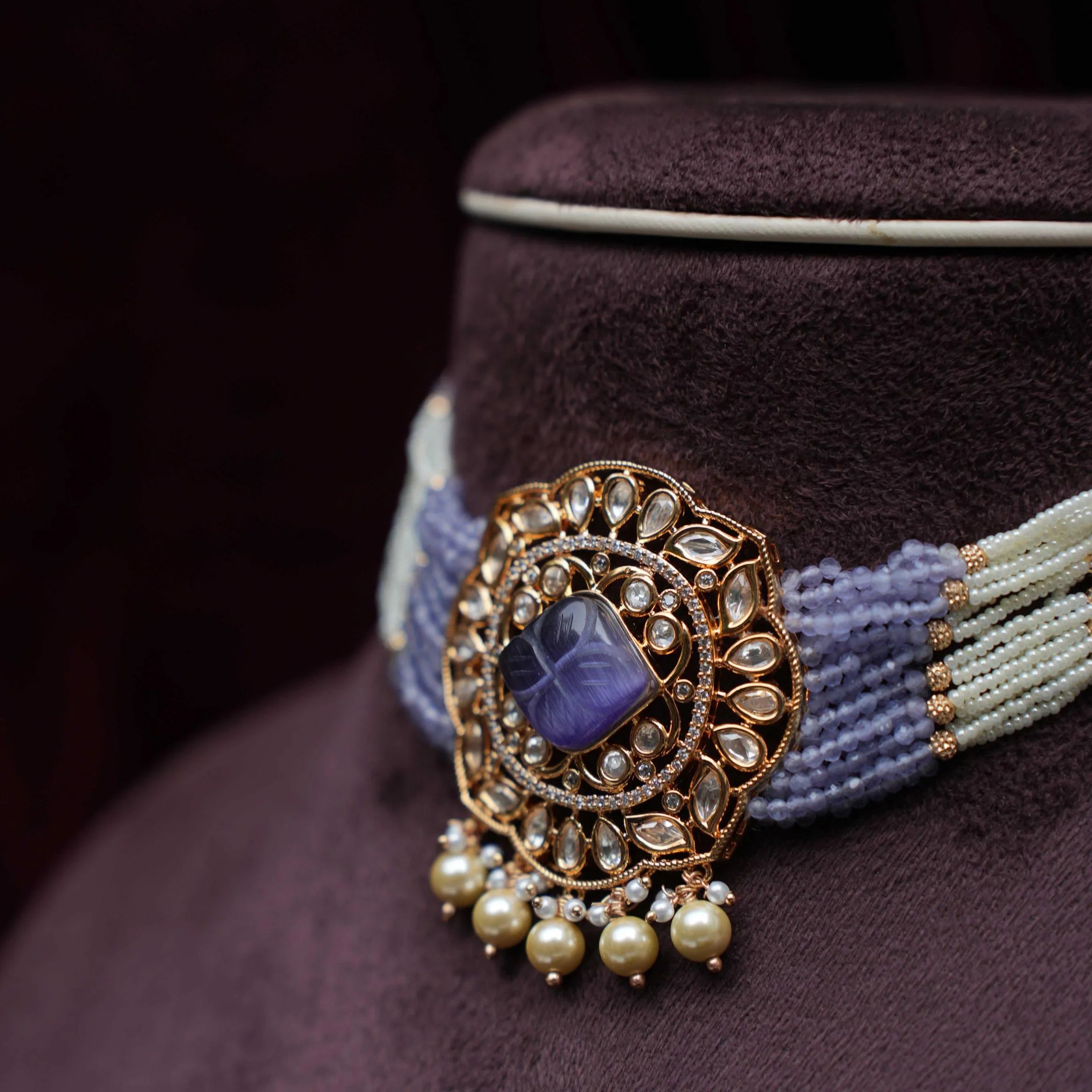 Renu Pearl Necklace - Lilac