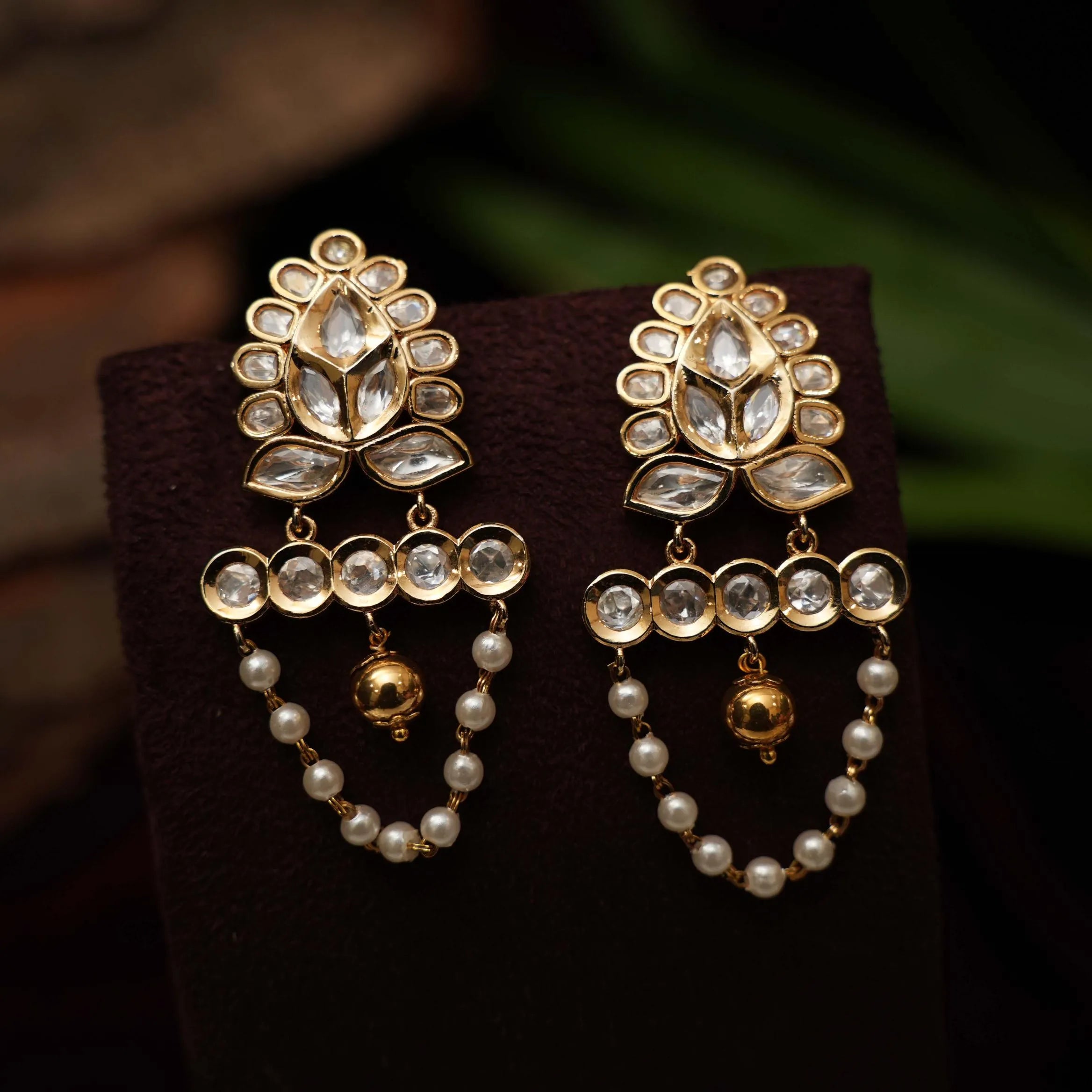 Reya Zircon Earrings - Rimli Boutique