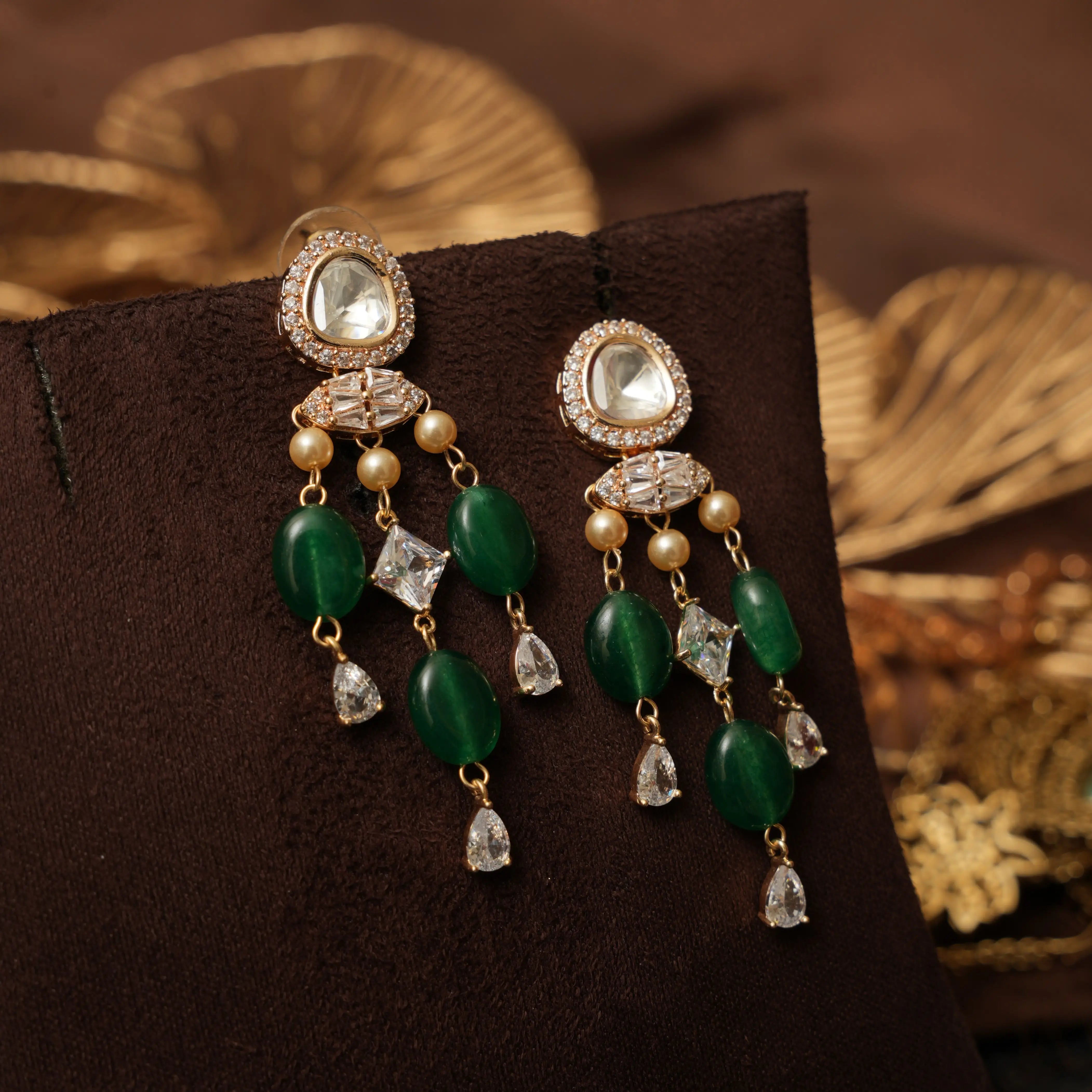 Rhea Polki Earrings