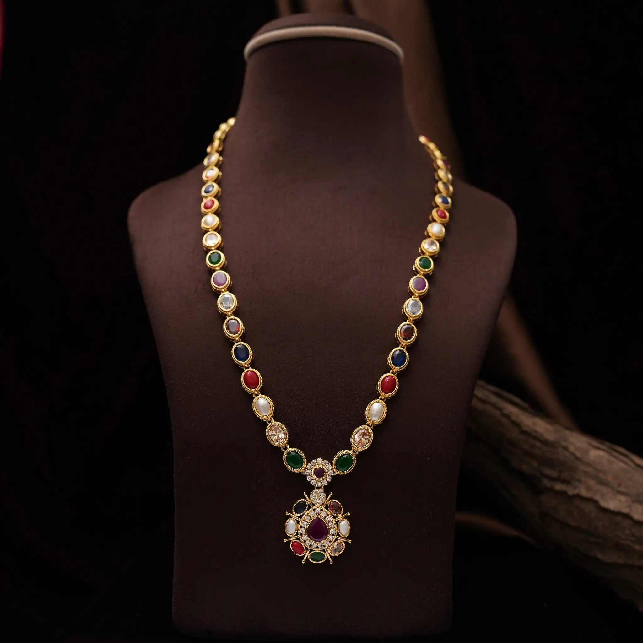 Ridhima Antique Necklace - Long