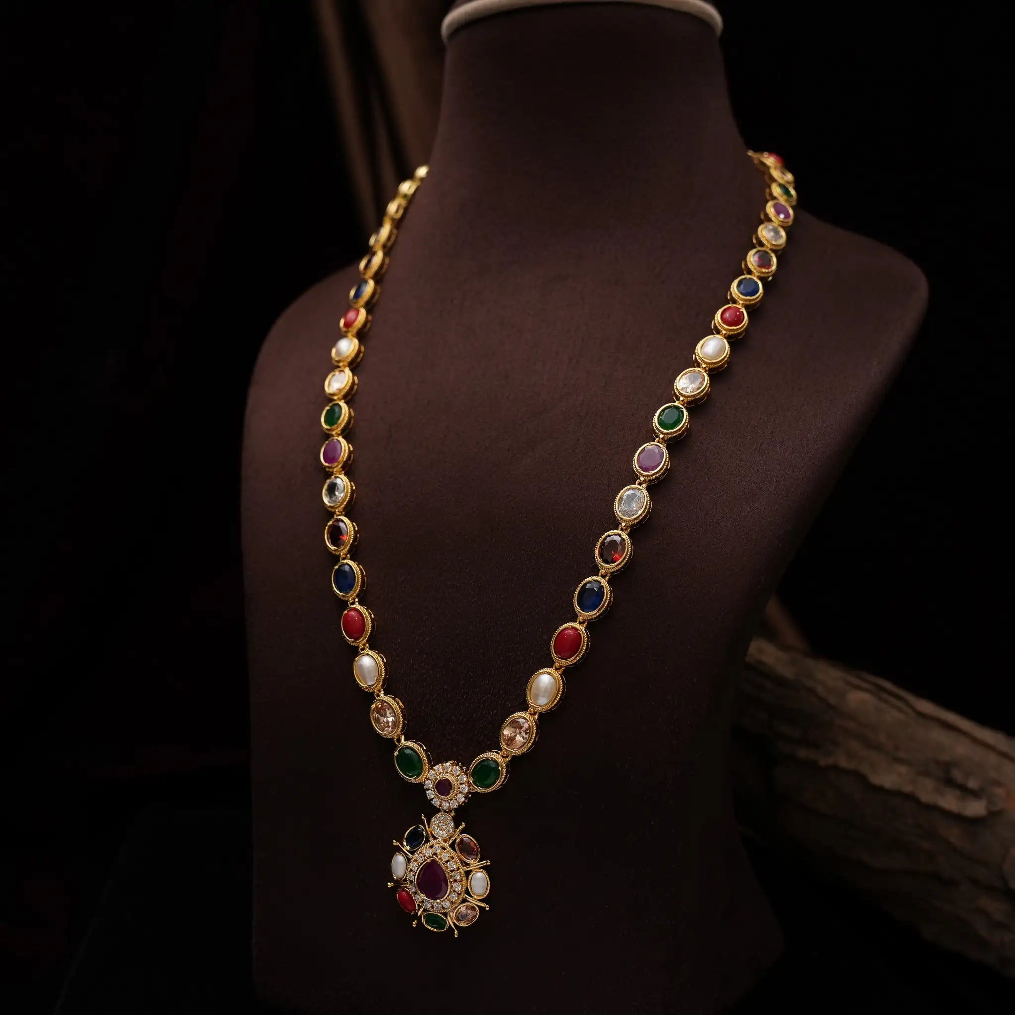 Ridhima Antique Necklace - Long