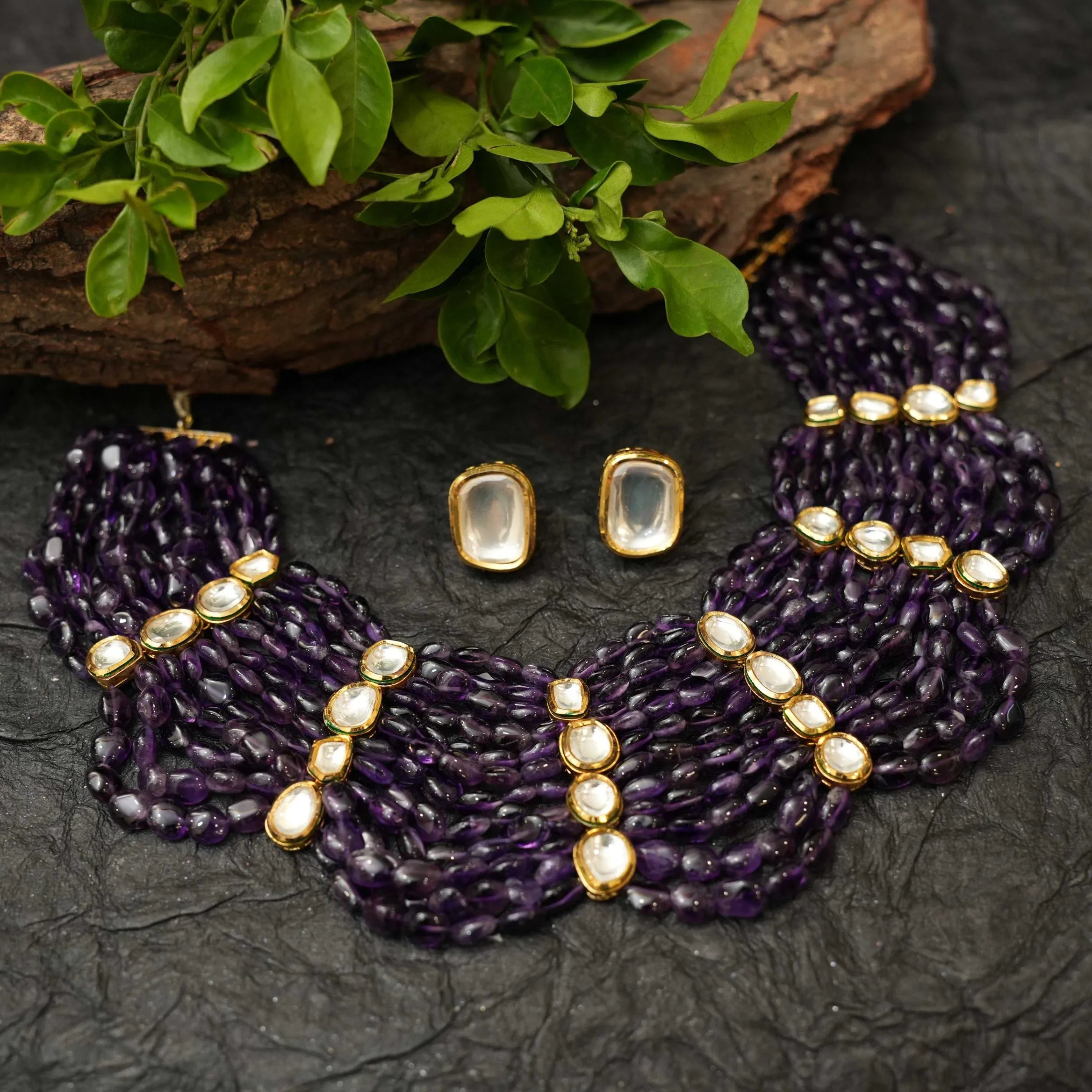 Rikita Statement Kundan Necklace