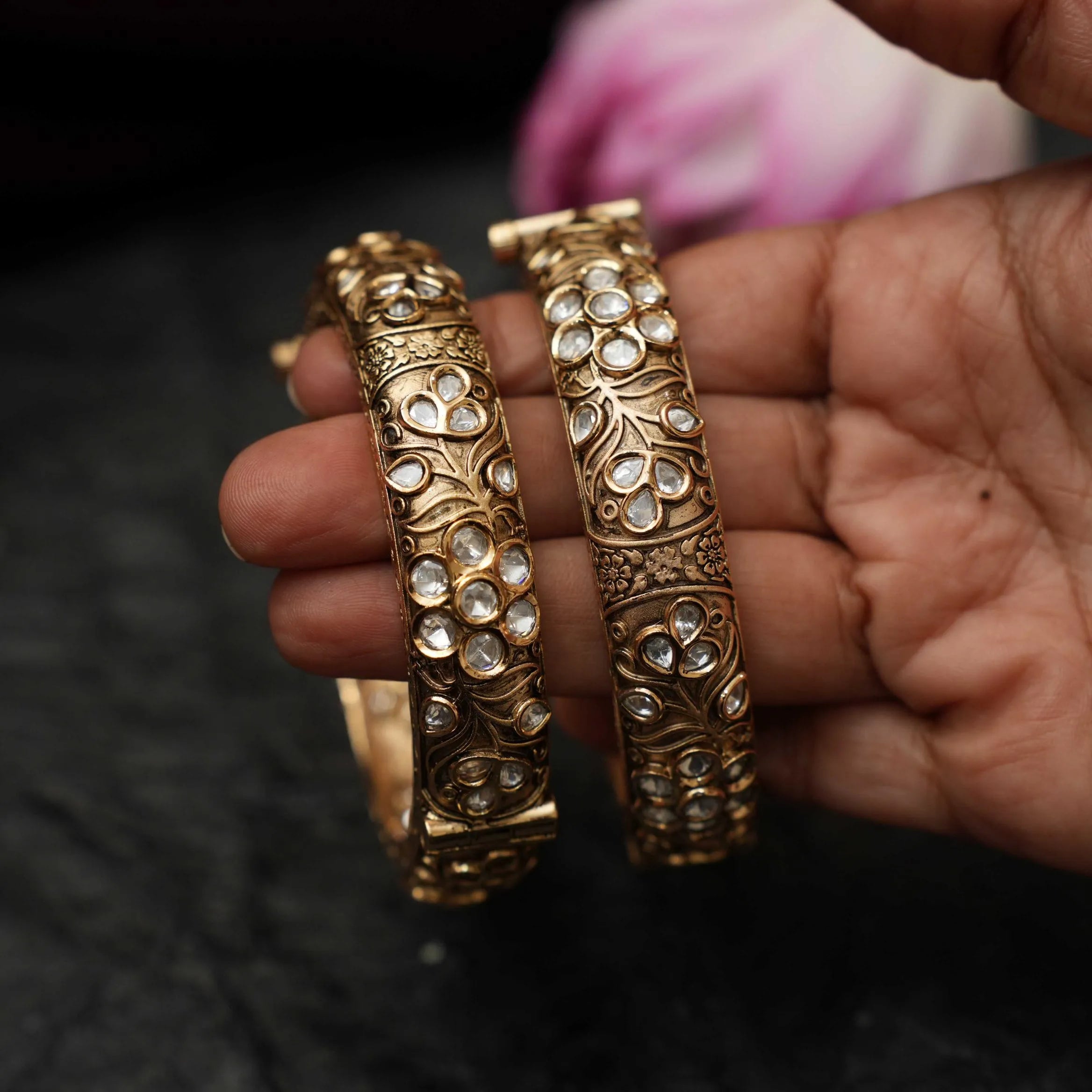 Rishika Polki Bangles
