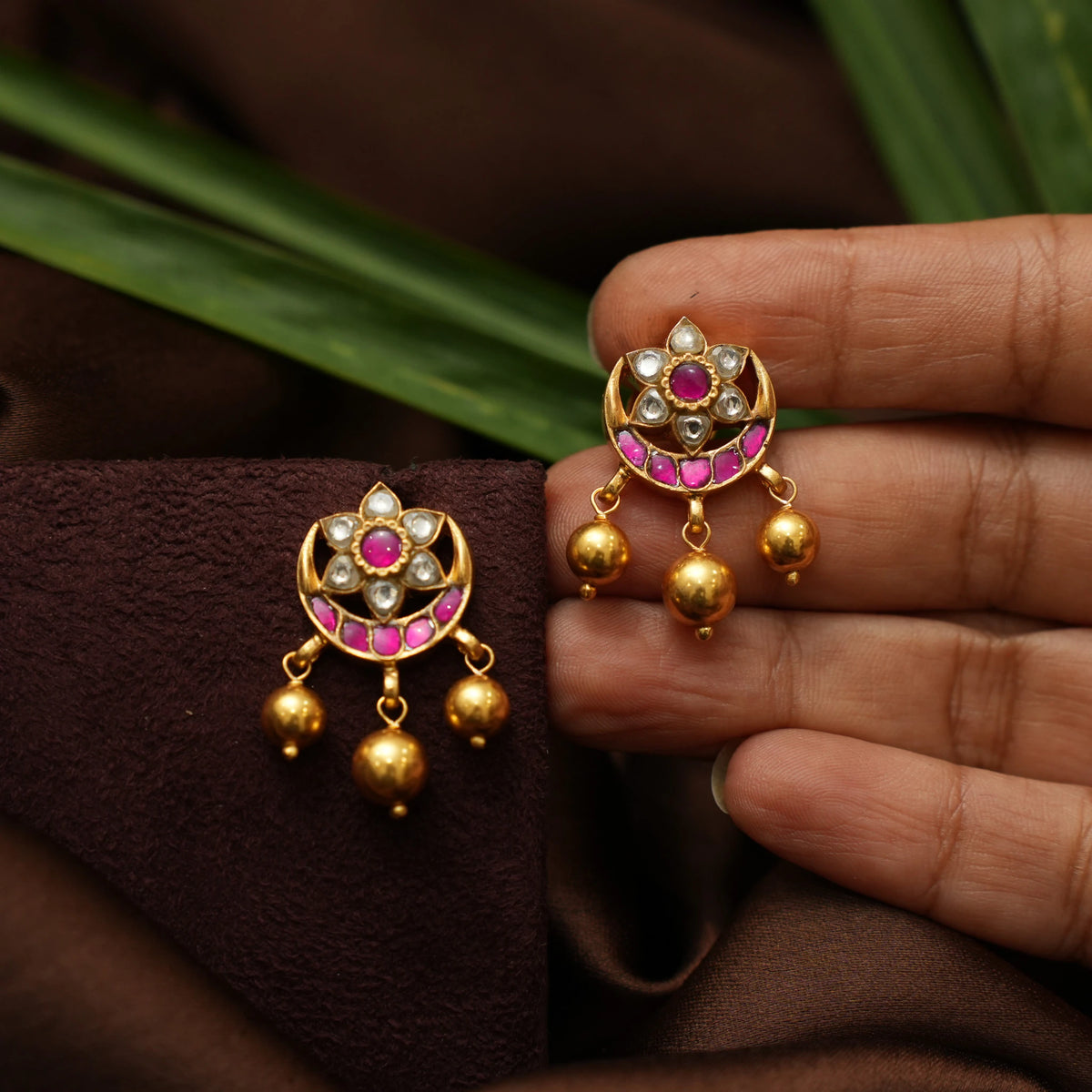 Rishika Silver Earrings