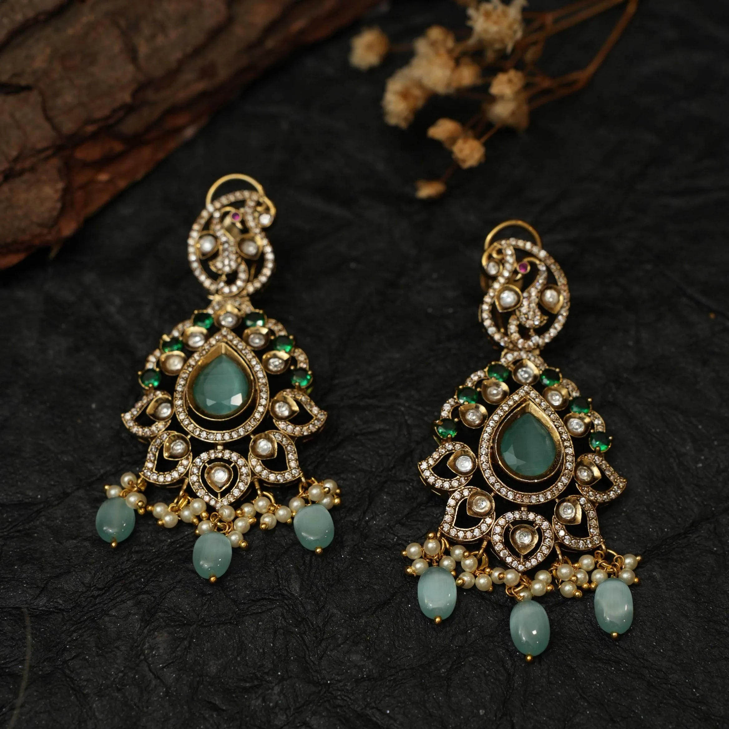 Rishwika Victorian Earrings