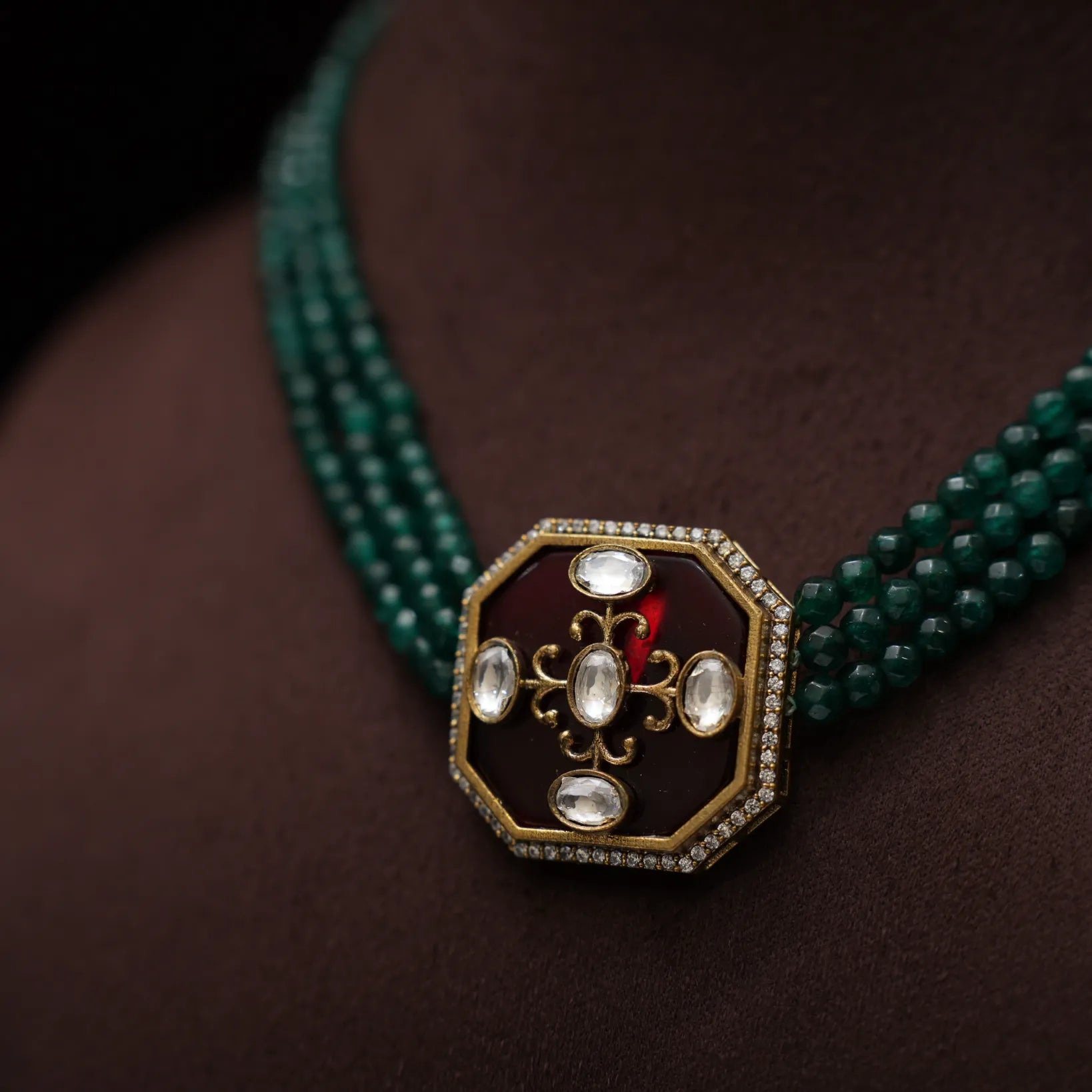 Ruchira Beaded Necklace - Avni