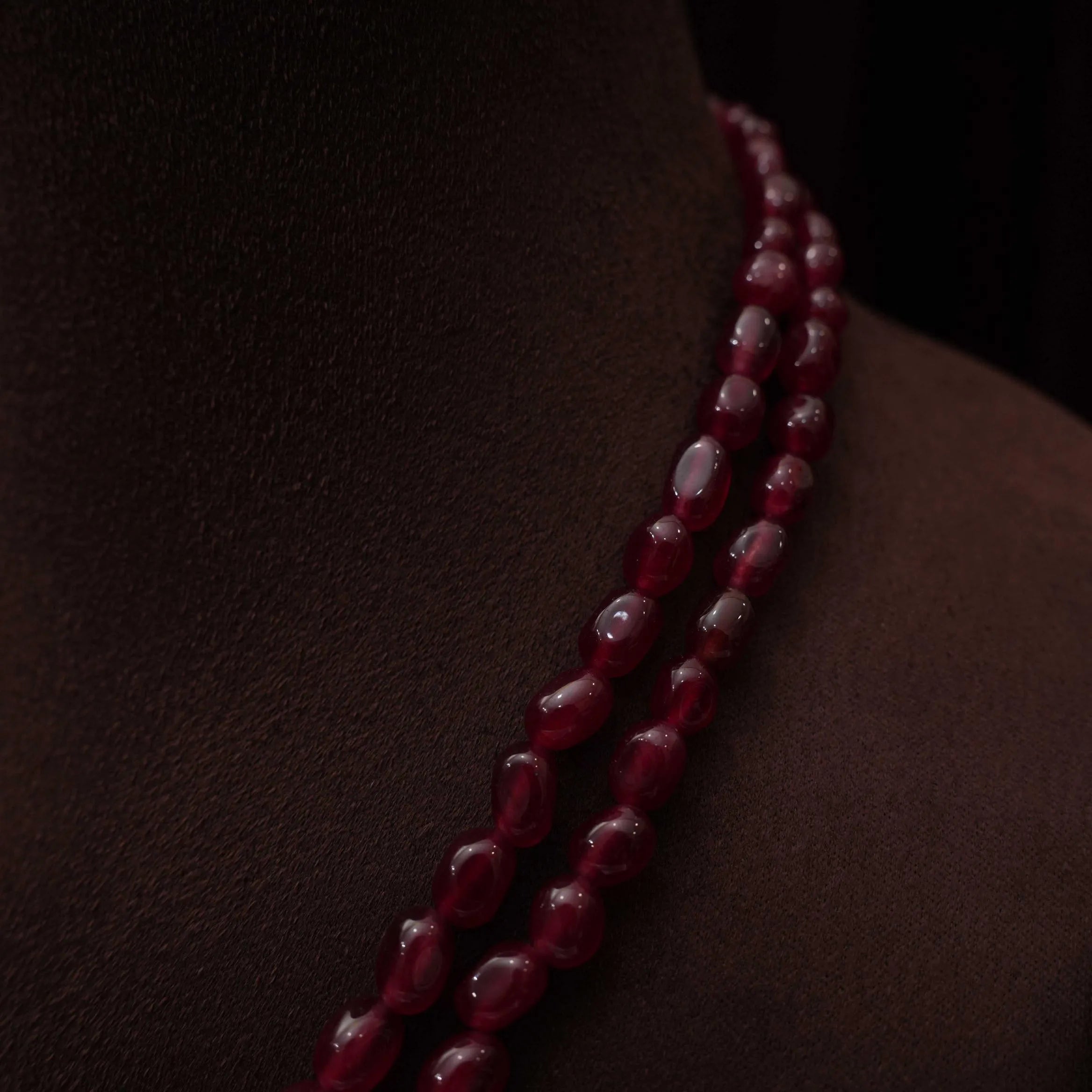 Ruchira Beaded Necklace - Green