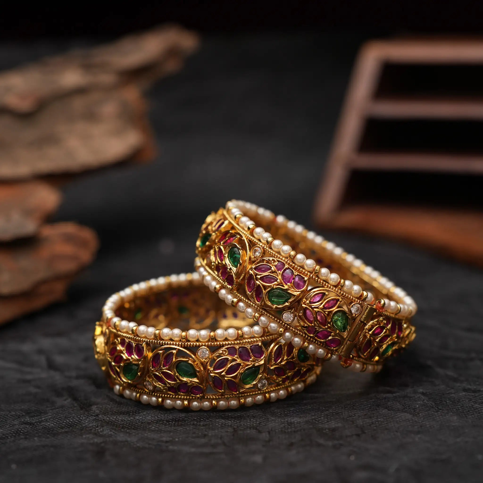 Rucya Polki Bangles