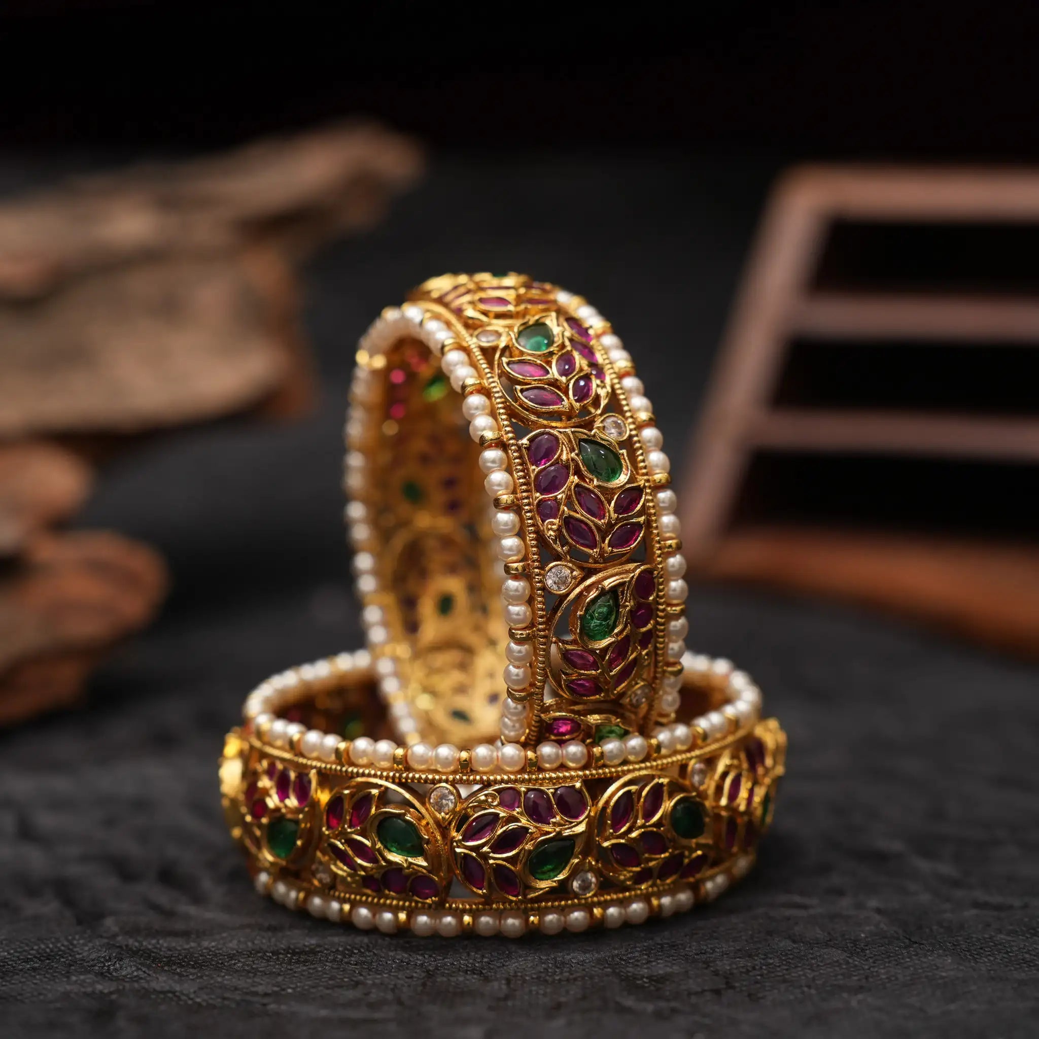 Rucya Polki Bangles