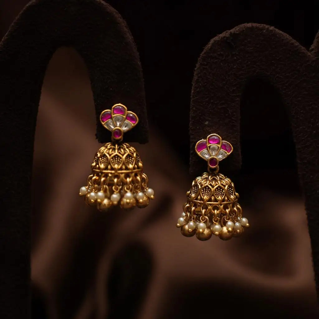 Ruma Antique Jhumka Earrings