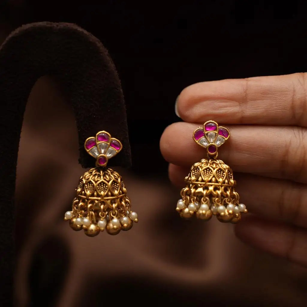 Ruma Antique Jhumka Earrings