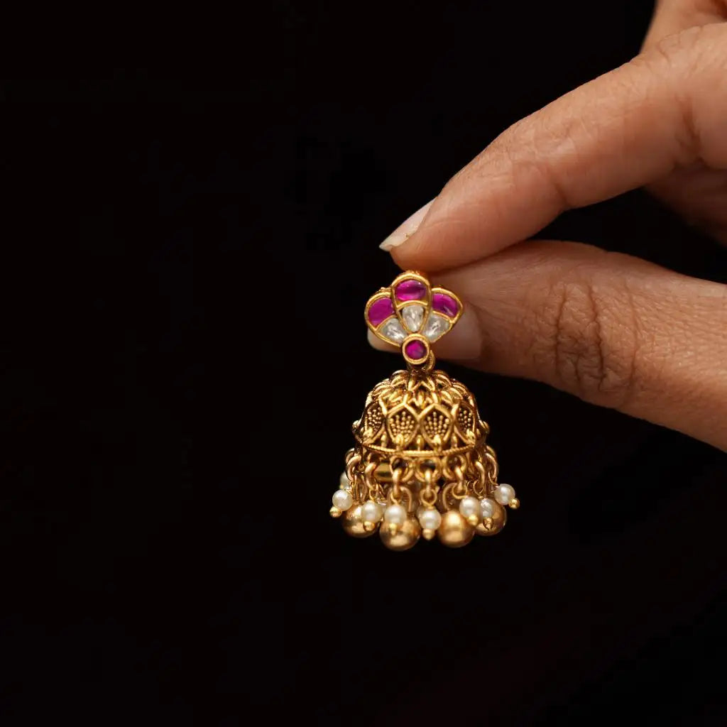 Ruma Antique Jhumka Earrings