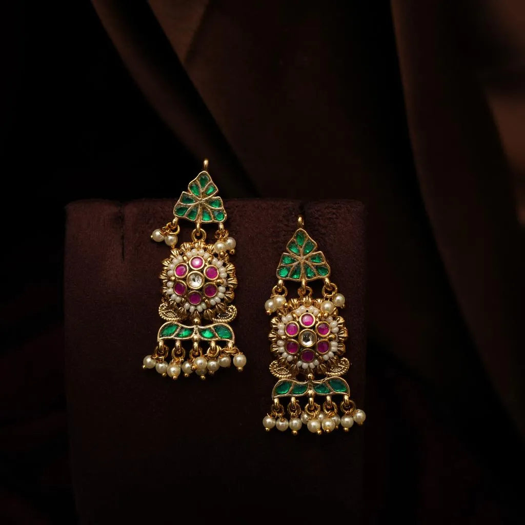 Rupinder Polki Choker - Green