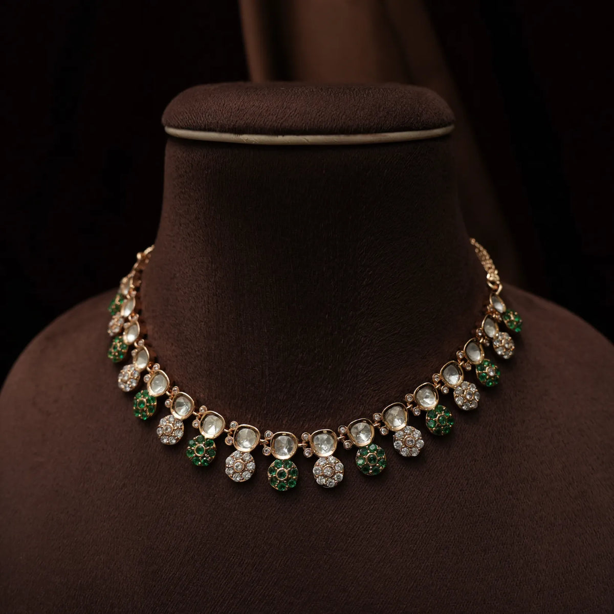 Ruveya Victorian Necklace - Green