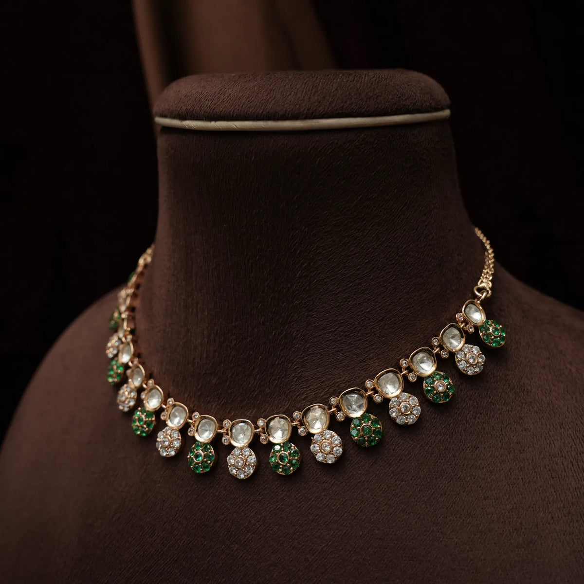 Ruveya Victorian Necklace - Green
