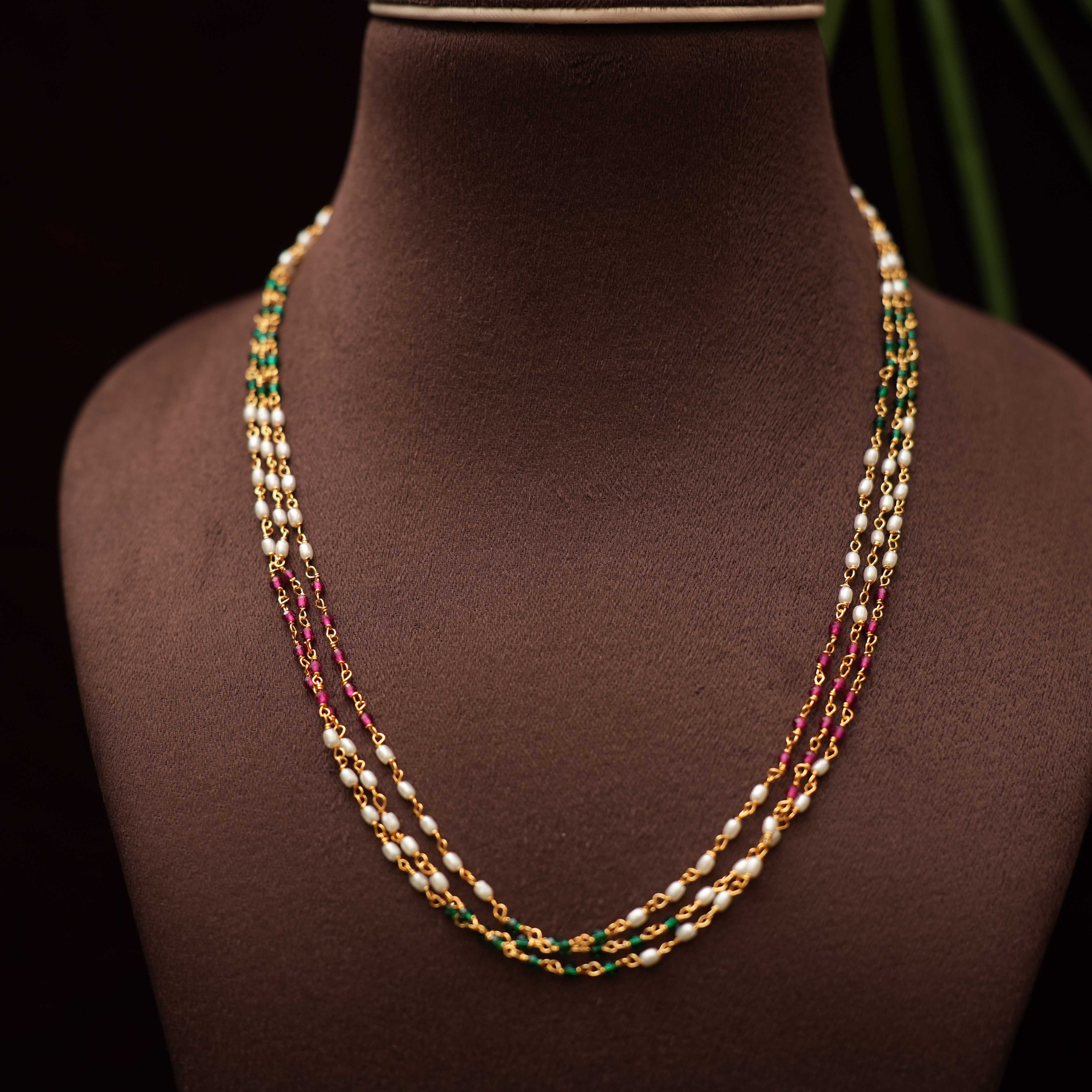 Mitti Layered Beaded Necklace