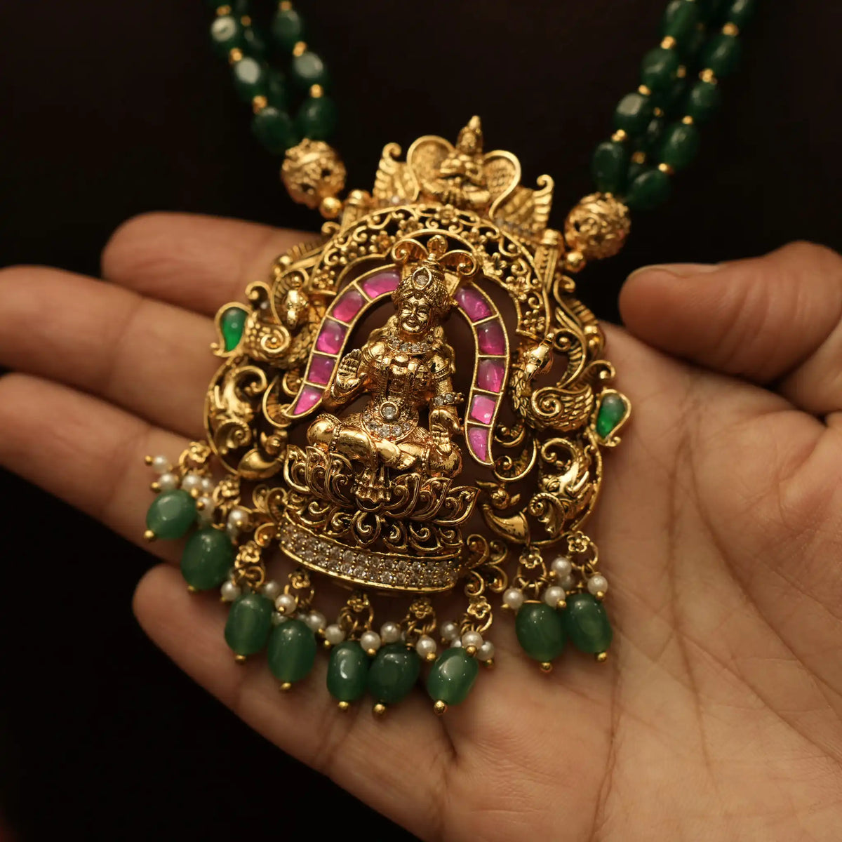 Prateeksha Antique Beaded Necklace