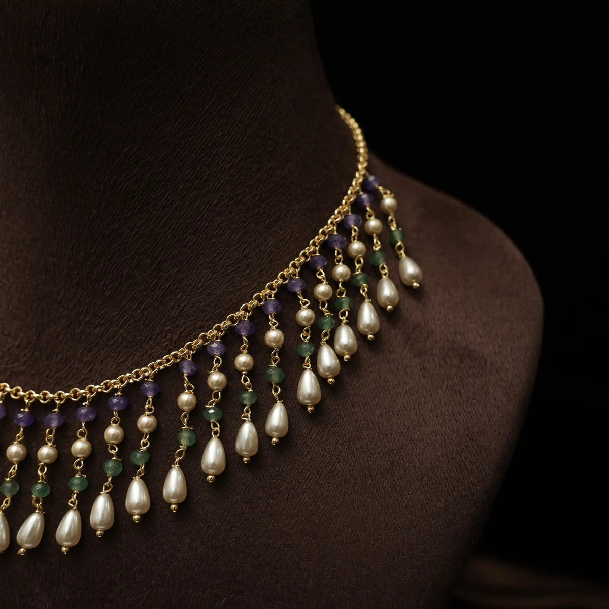 Mudra Beaded Necklace